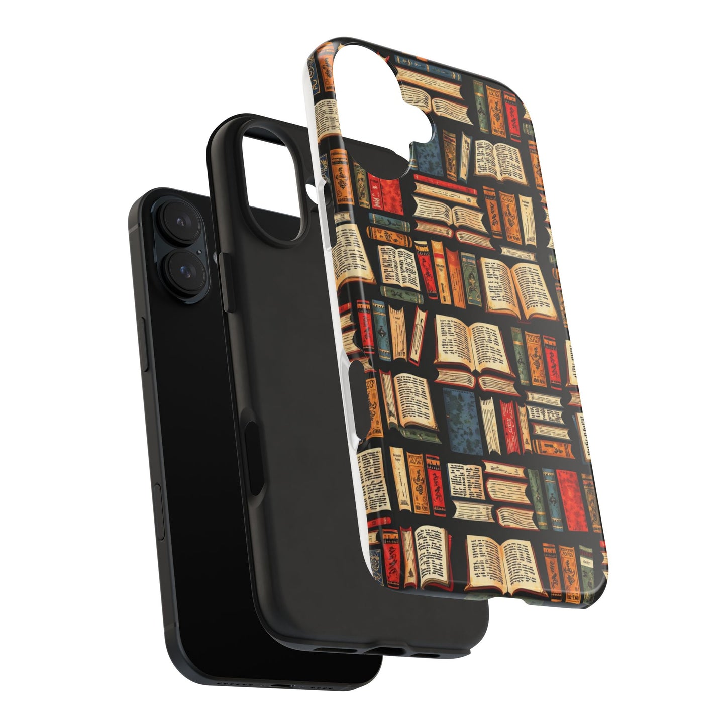 Book Lover Tough Phone Cases - Durable Protective Cases for Literature Fans