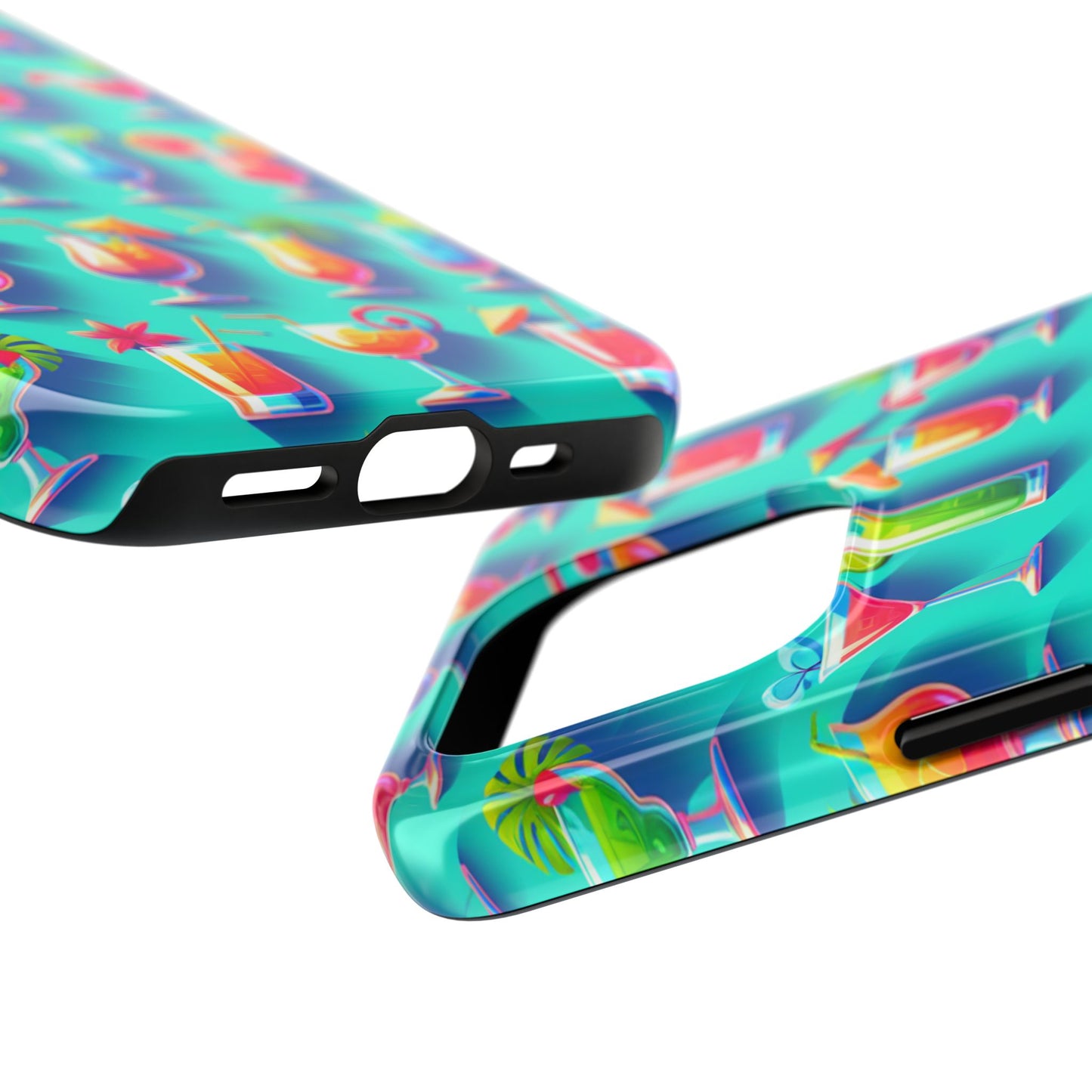 Cocktail Party Phone Case - Fun & Colorful Design for Summer Vibes - for iPhone