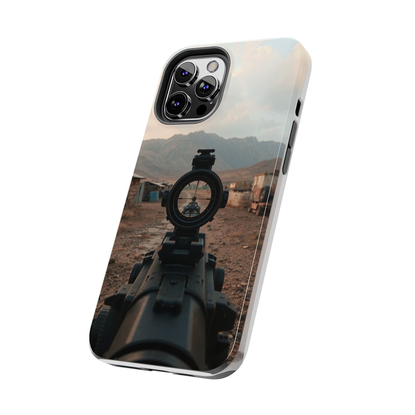 Tough Phone Case - Military Inspired Design with Sniper Scope
