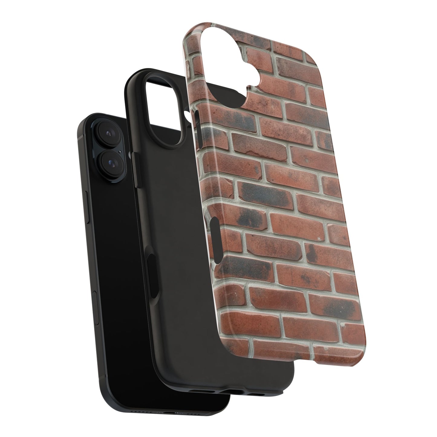 Brick Wall Tough Phone Case - Durable Protection with Urban Style