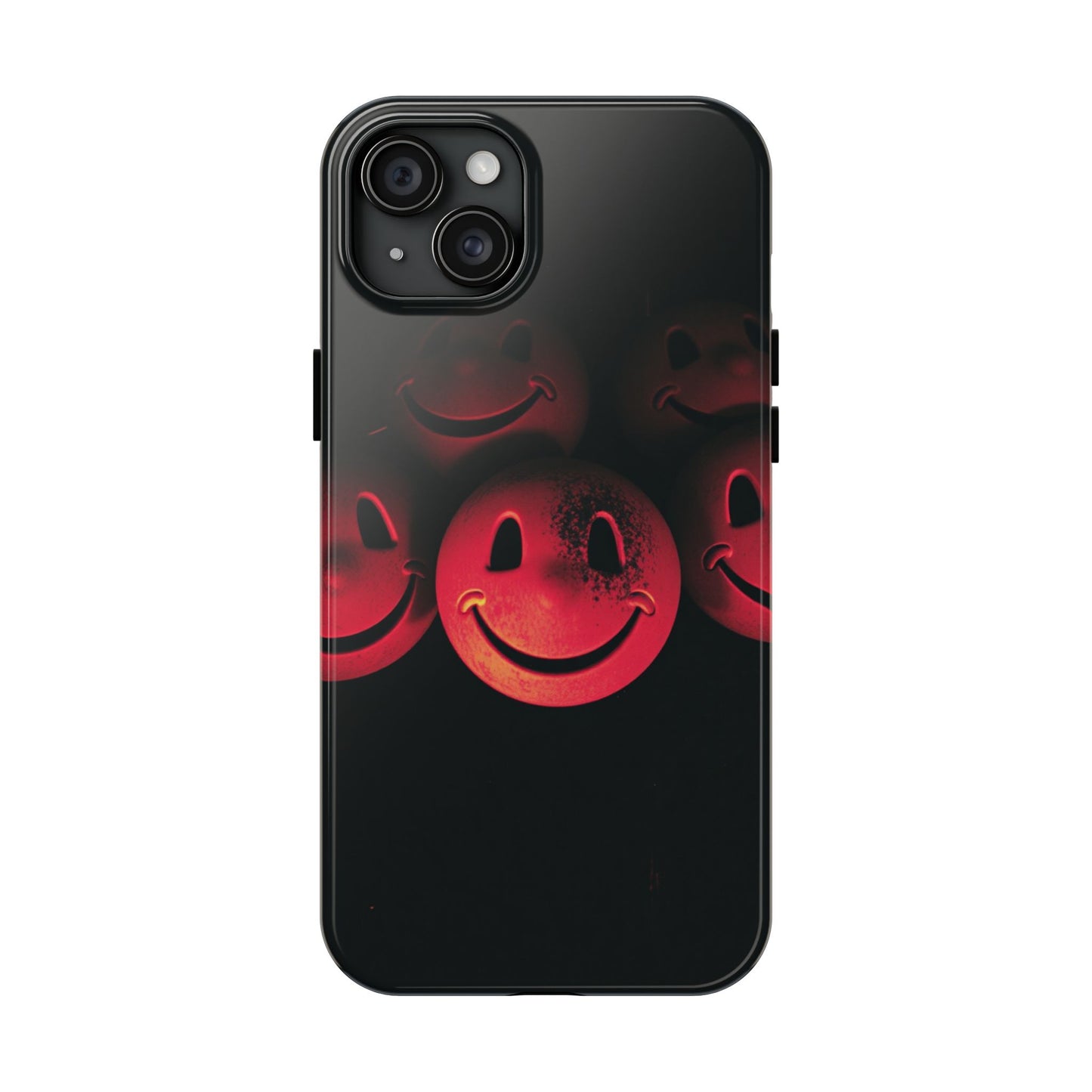 Smiley Face Tough Phone Case - Durable Protection with Fun Design