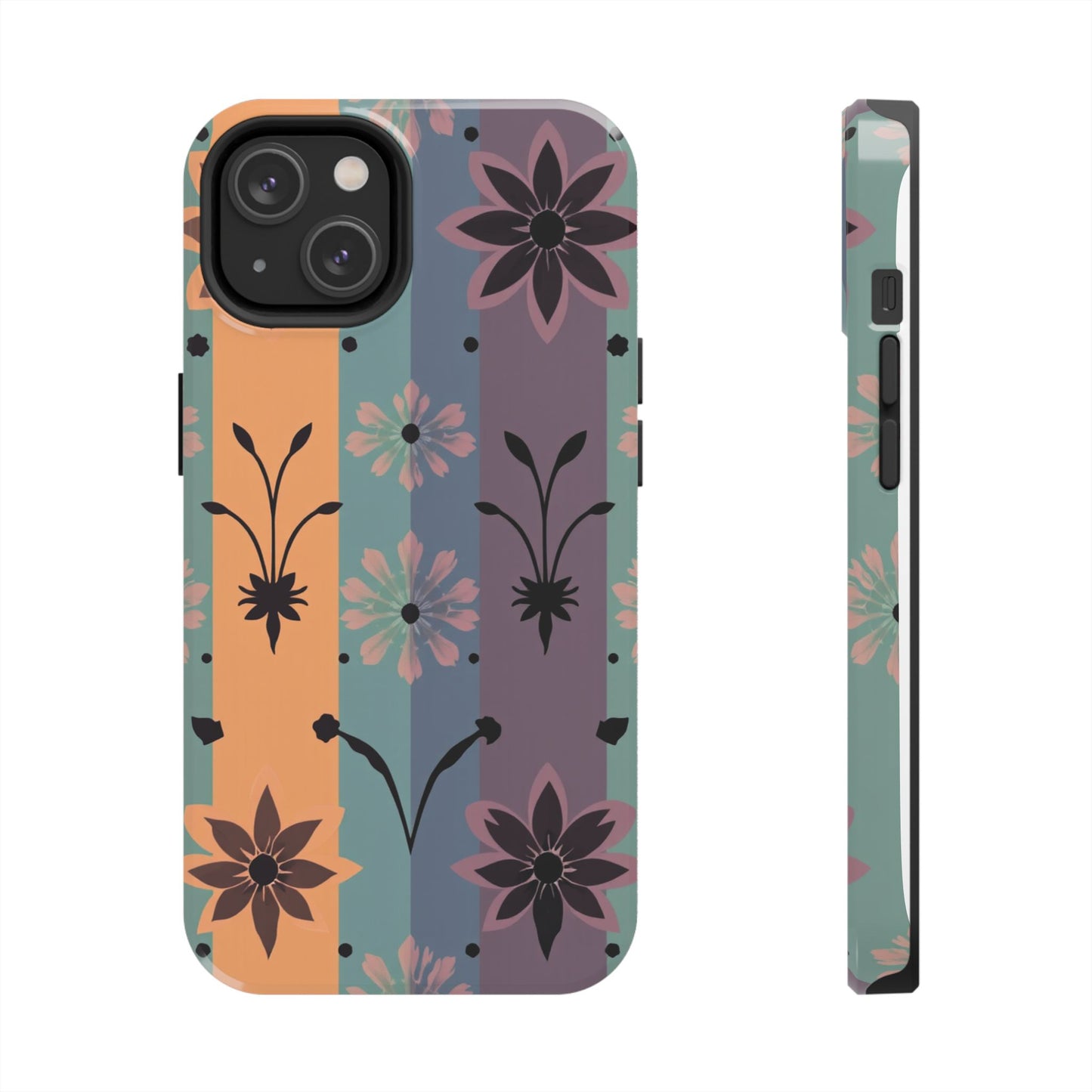 Boho Floral Tough Phone Cases - Durable & Stylish Protection - for iPhone