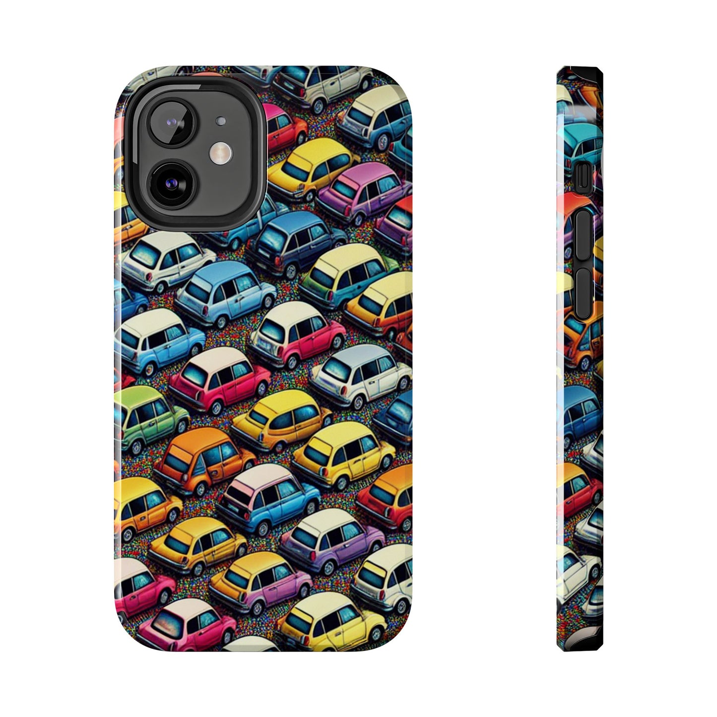 Car Phone Case - City Traffic Pattern Design - for iPhone