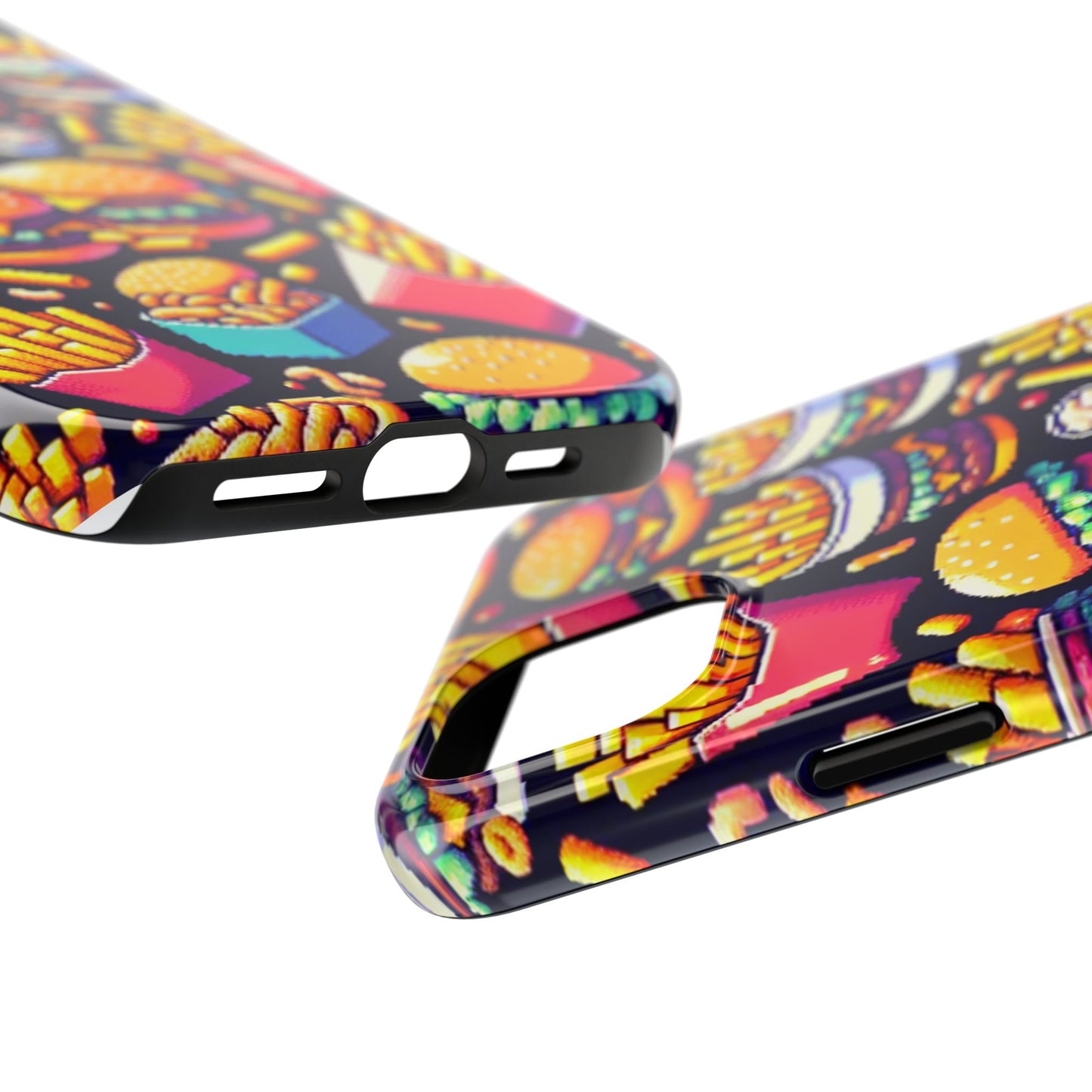 Retro Fast Food Phone Case - Tough and Durable - for iPhone