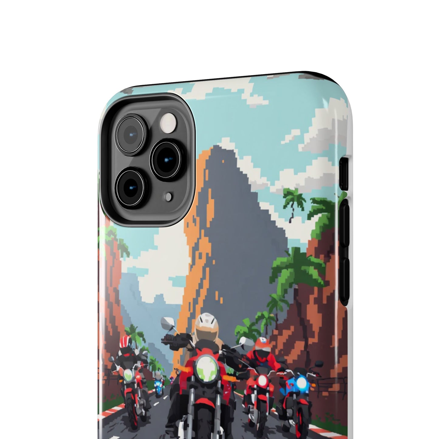 Retro Biker Tough Phone Case - Perfect for Motorcycle Lovers