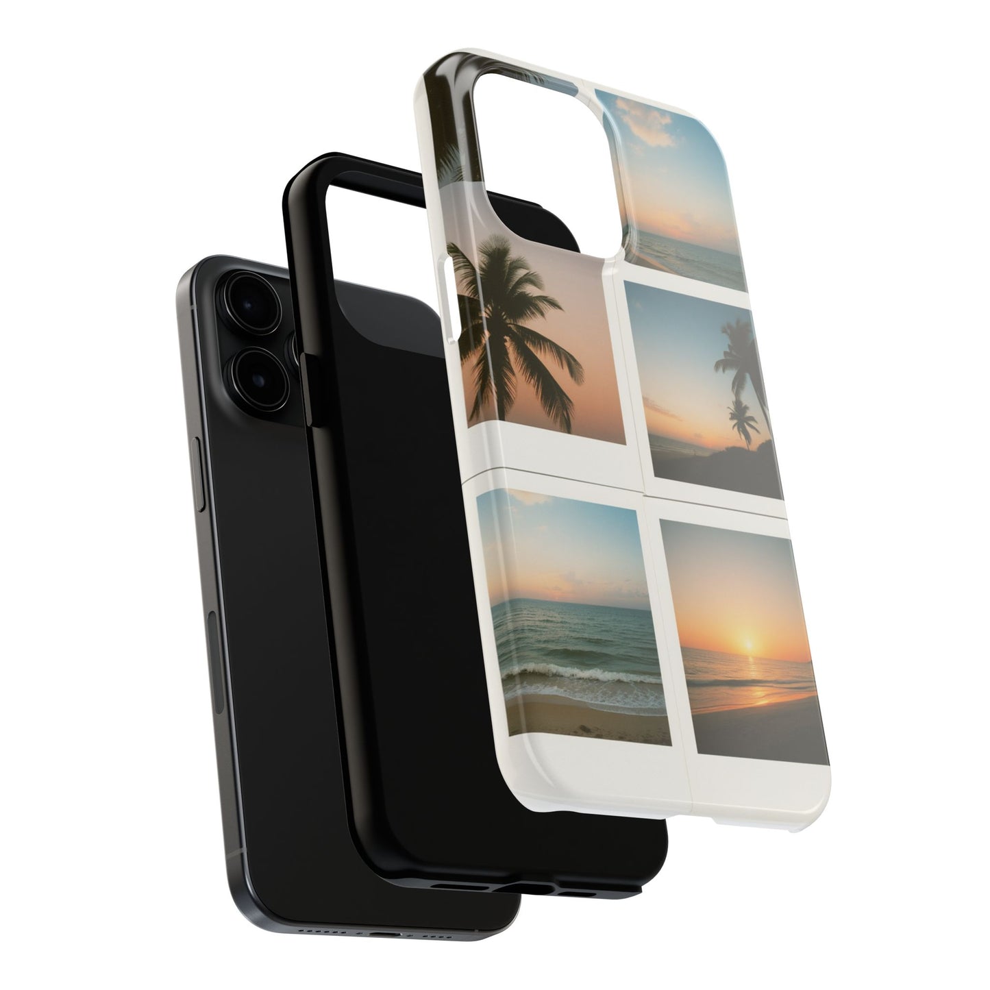 Tropical Sunset Tough Phone Case - Beach Vibes for Summer Adventures