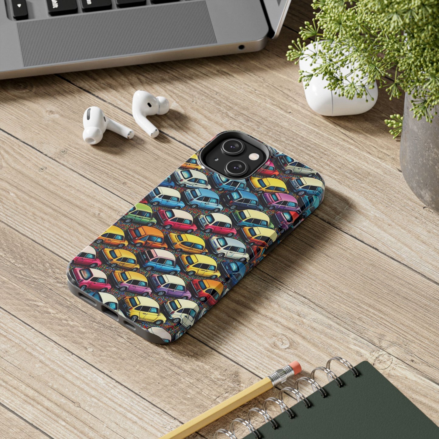 Car Phone Case - City Traffic Pattern Design - for iPhone