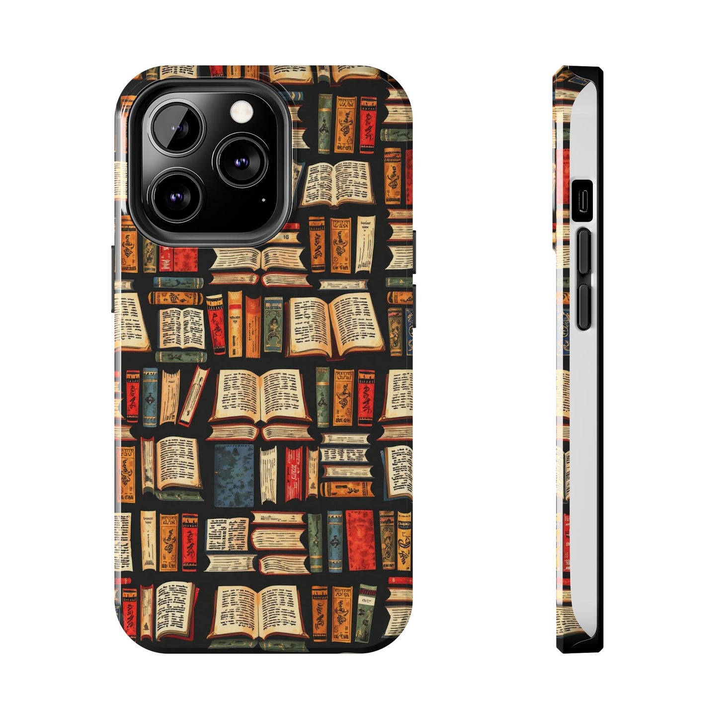 Book Lover Tough Phone Cases - Durable Protective Cases for Literature Fans