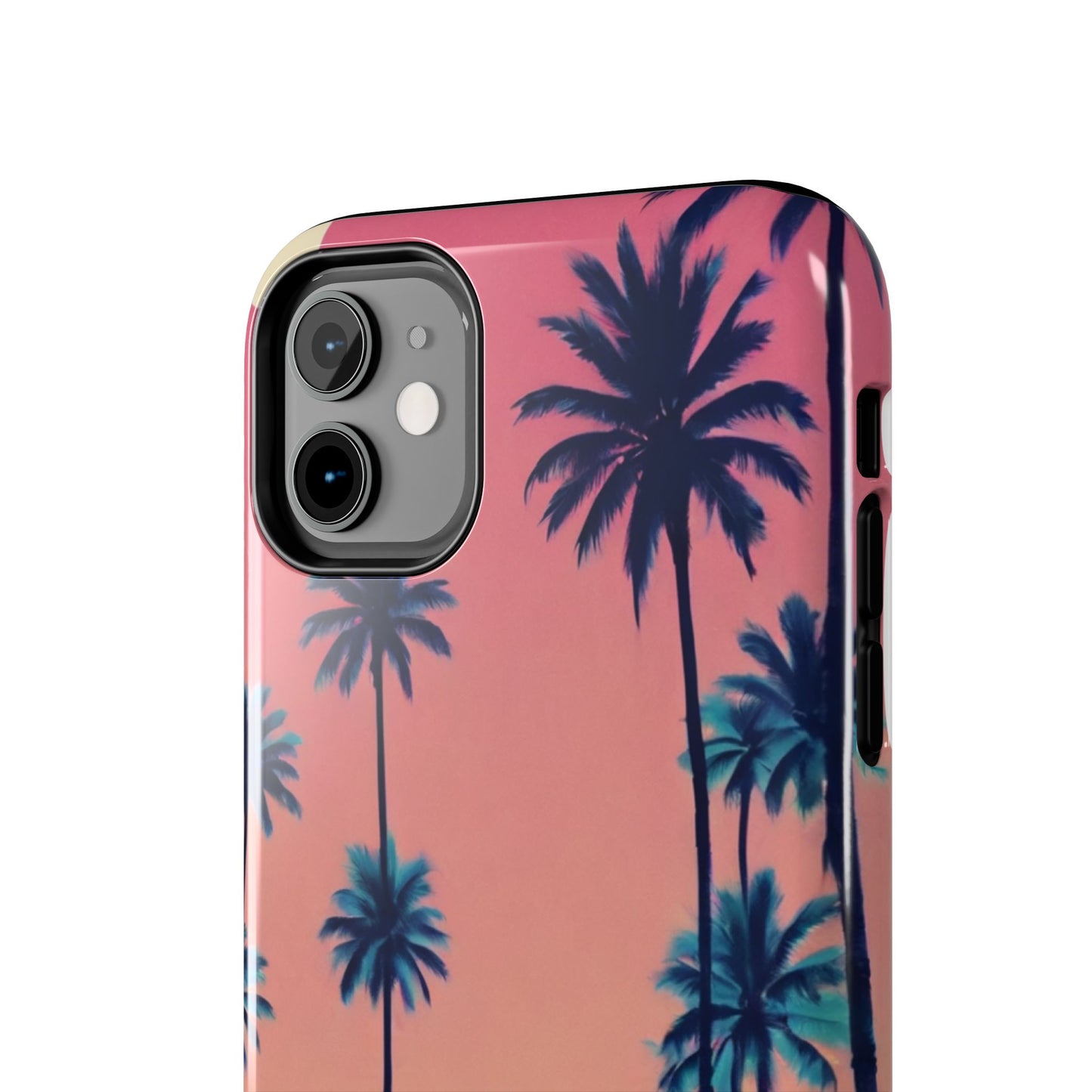 Tropical Beach Vibe Tough Phone Case - Vintage Van Design - for iPhone