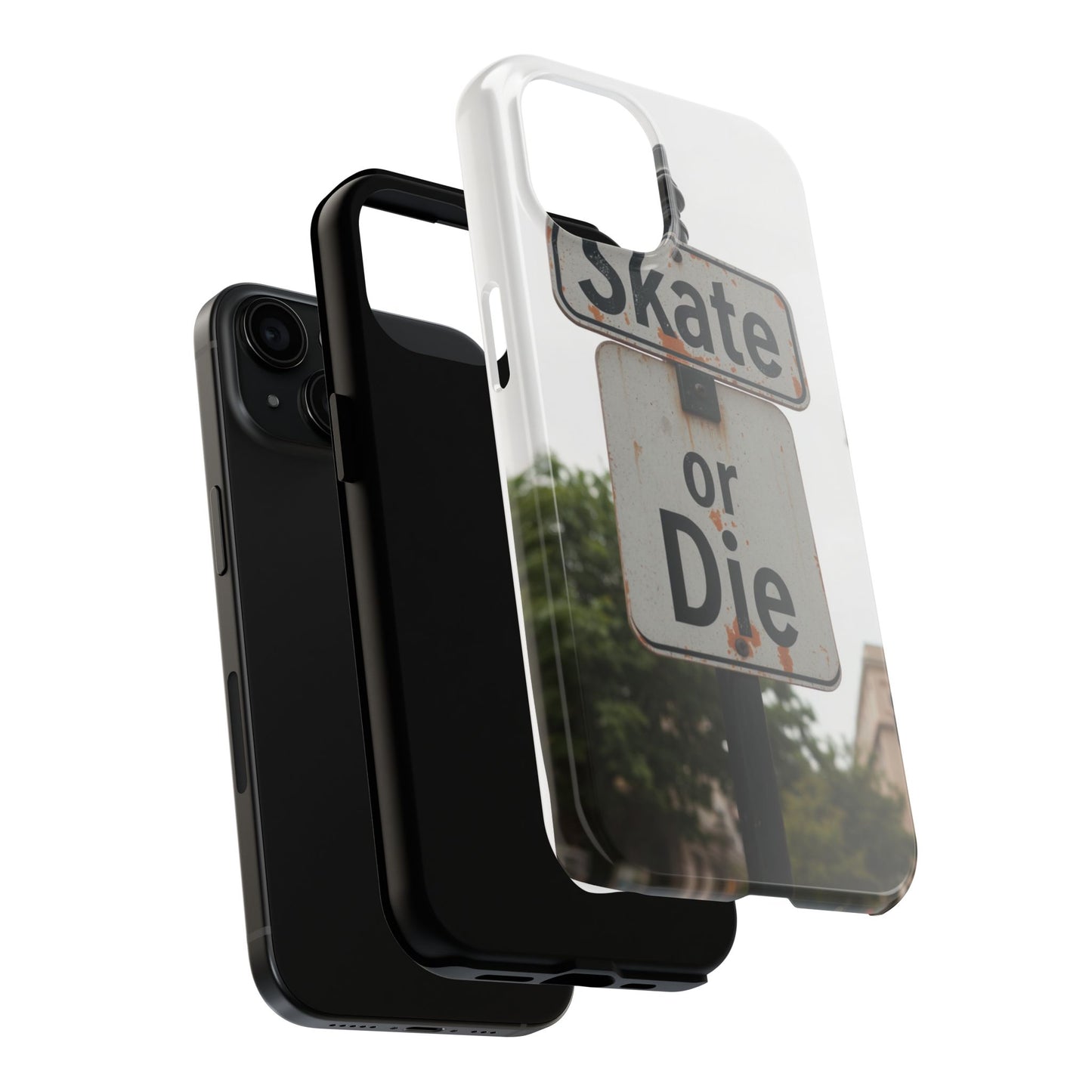 Skate or Die Tough Phone Case - Durable Protection for Skaters