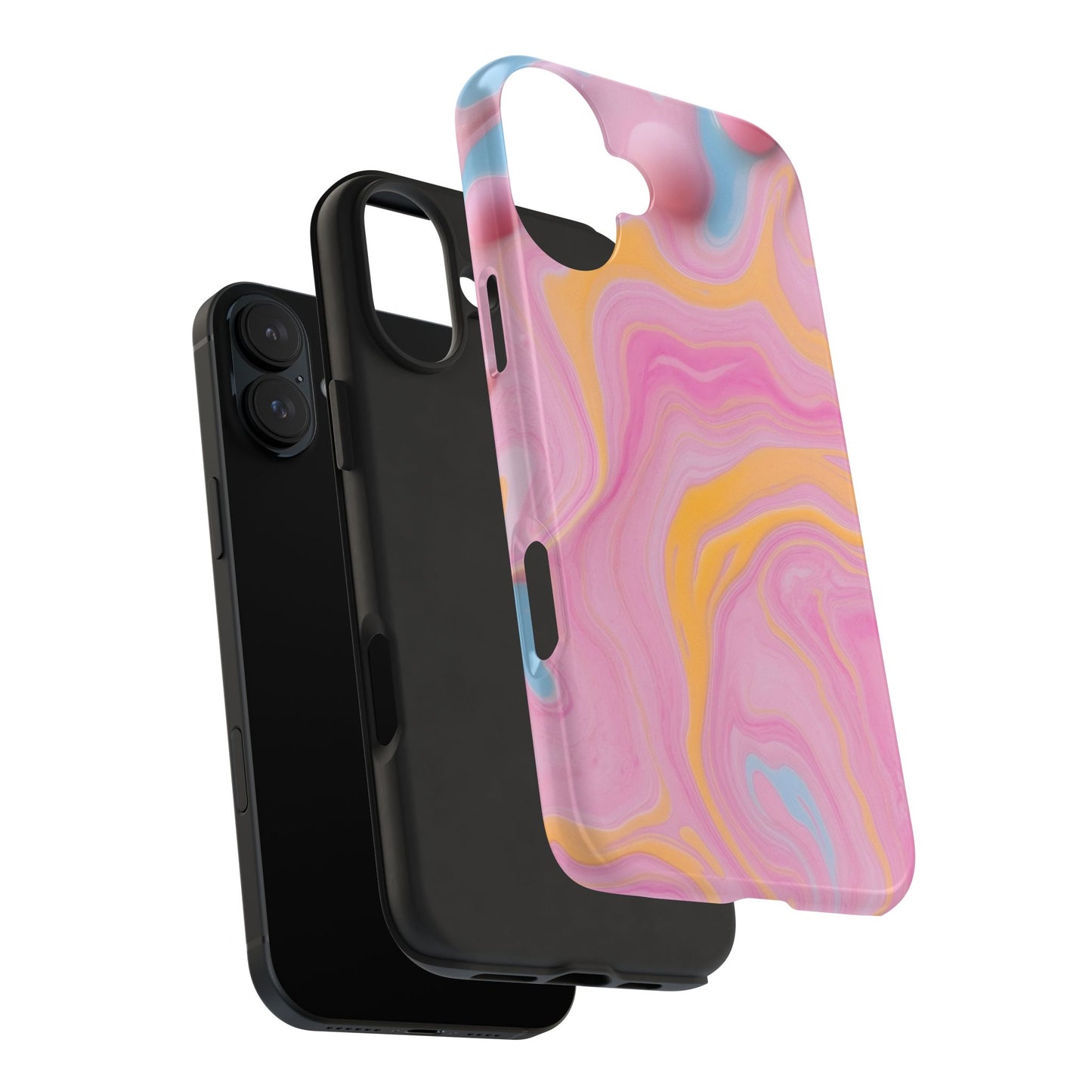 Liquid Candy Abstract Tough Phone Case - Durable Protection with Artistic Design - for iPhone