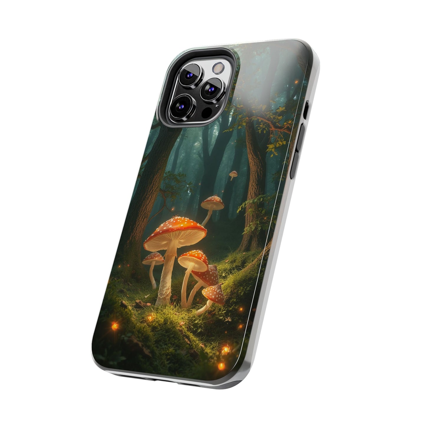 Whimsical Mushroom Tough Phone Case - Forest Fantasy Design