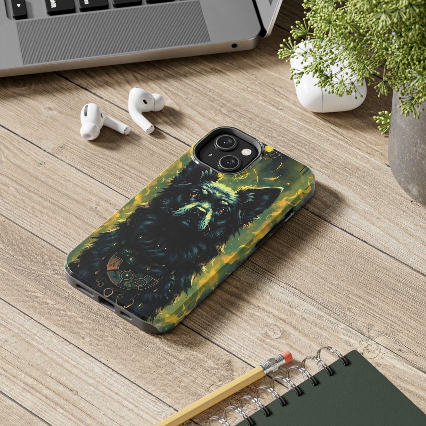 Mystical Dog Tribe Phone Case - Tough and Stylish for Pet Lovers - for iPhone