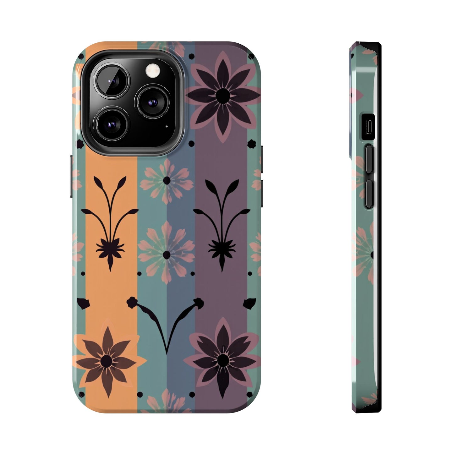 Boho Floral Tough Phone Cases - Durable & Stylish Protection - for iPhone