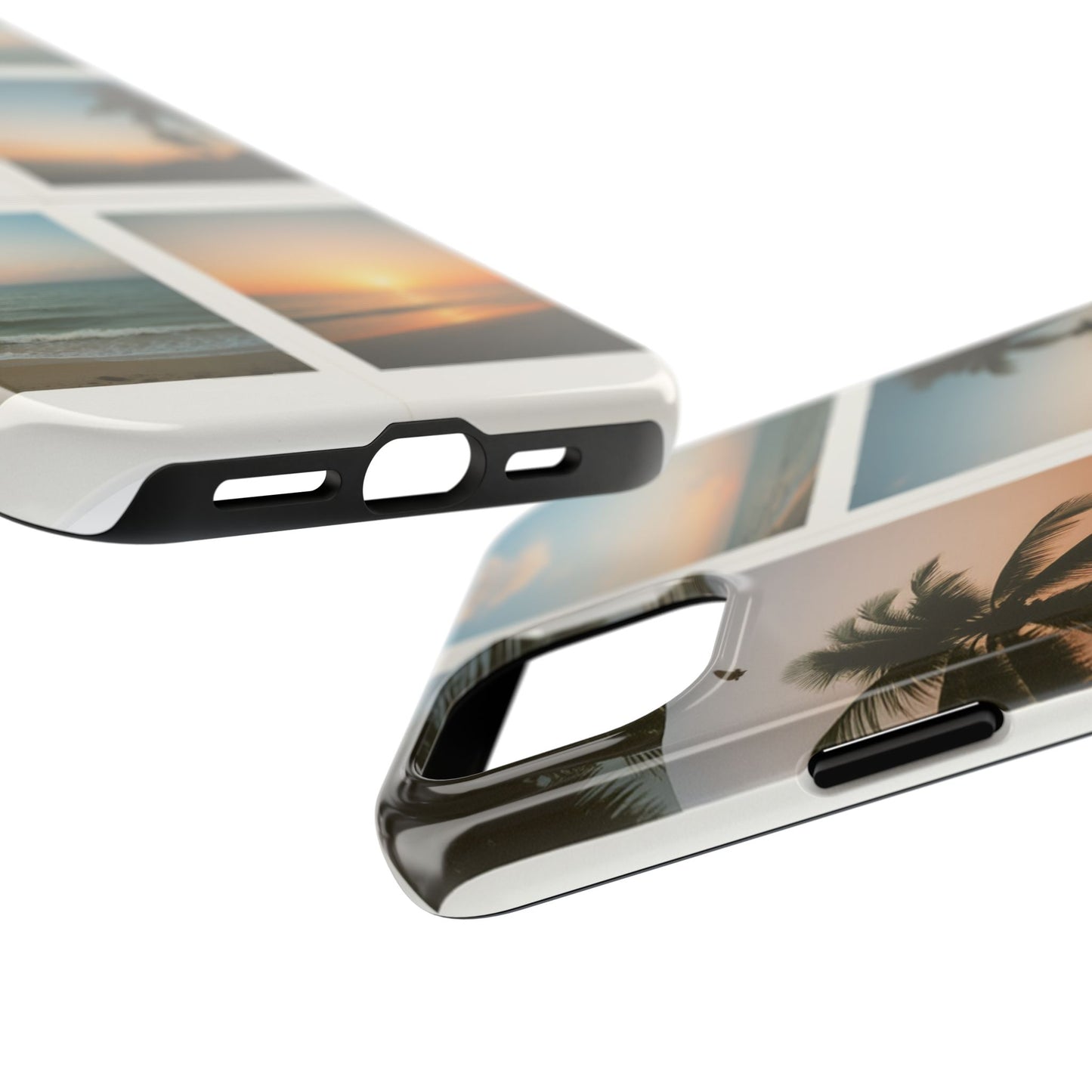 Tropical Sunset Tough Phone Case - Beach Vibes for Summer Adventures