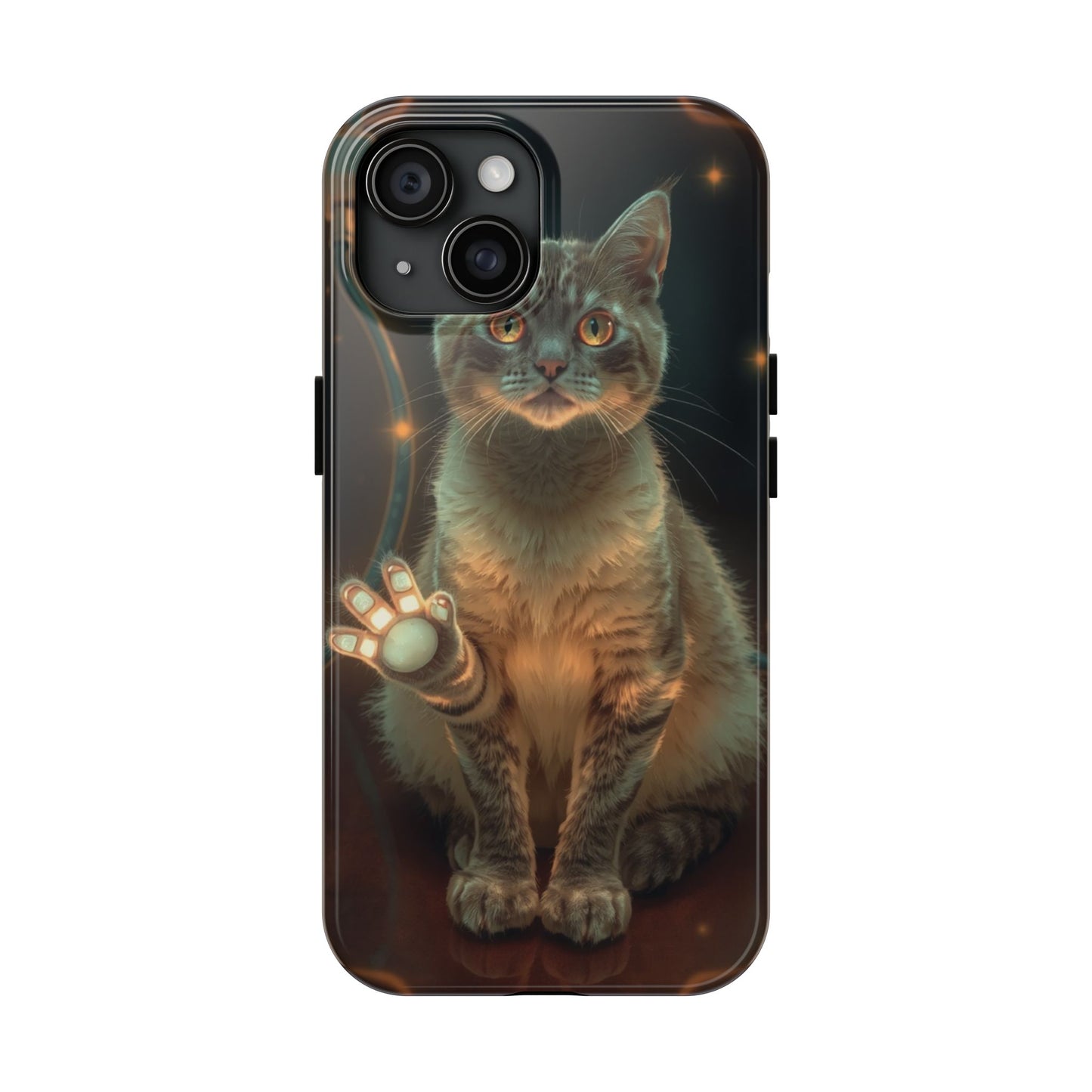Whimsical Cat Phone Case | Tough Phone Cases for Cat Lovers, Pet Accessories, Gift for Cat Owners, Cute Phone Cover, Personalized Tech