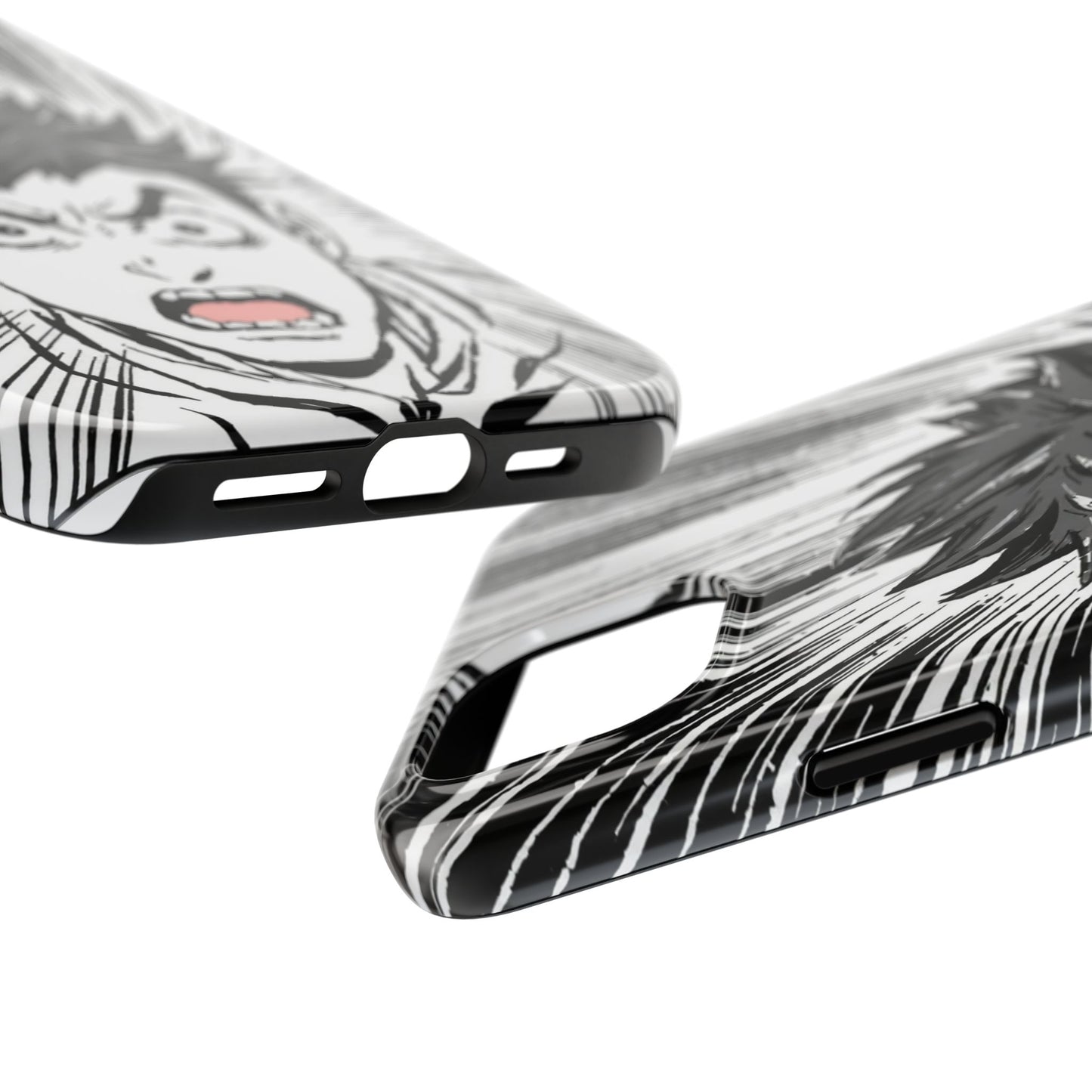 Intense Graphic Phone Case - Tough Design for Anime Fans