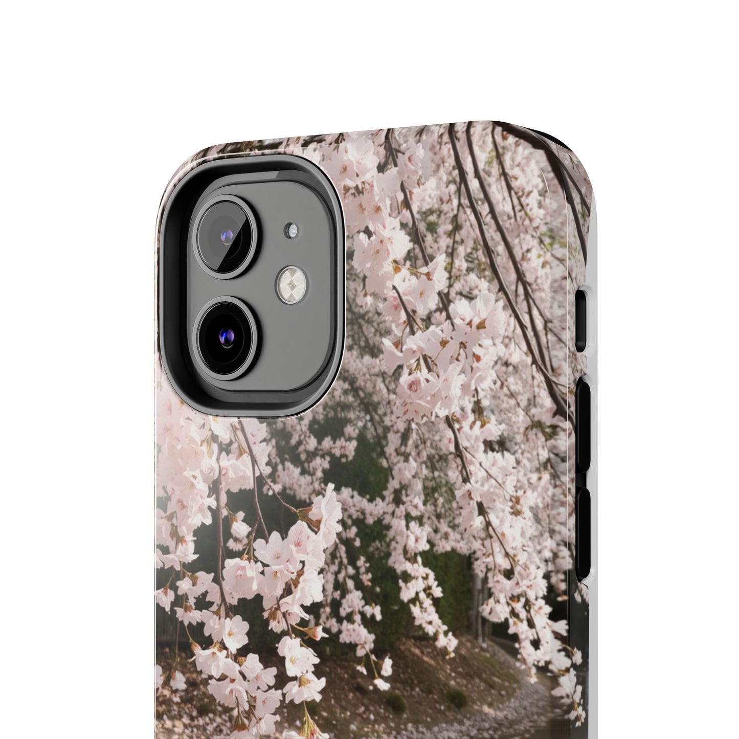 Cherry Blossom Tough Phone Cases - Durable Protection with Floral Serenity