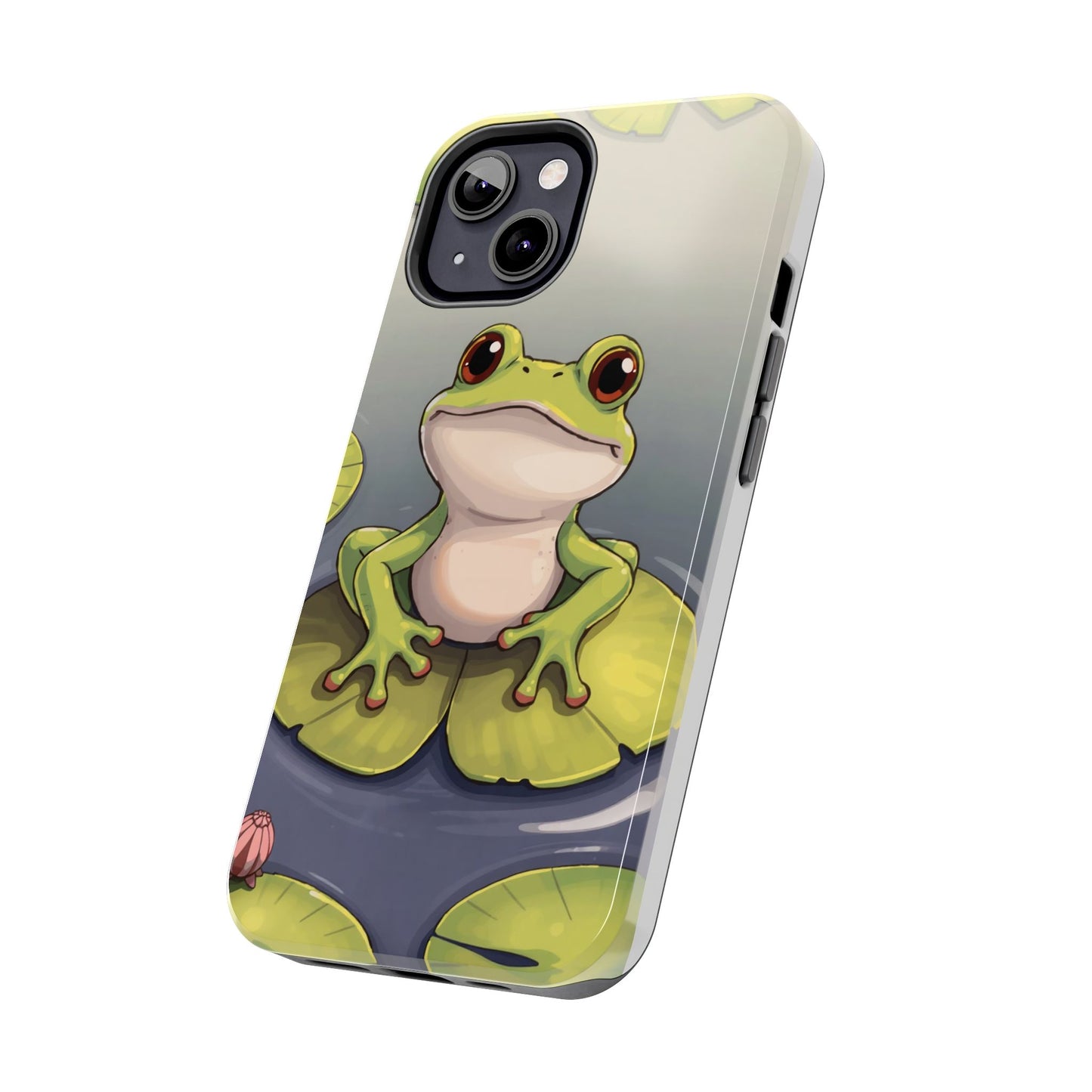 Cute Frog Tough Phone Case - Durable Protection with Nature Vibe