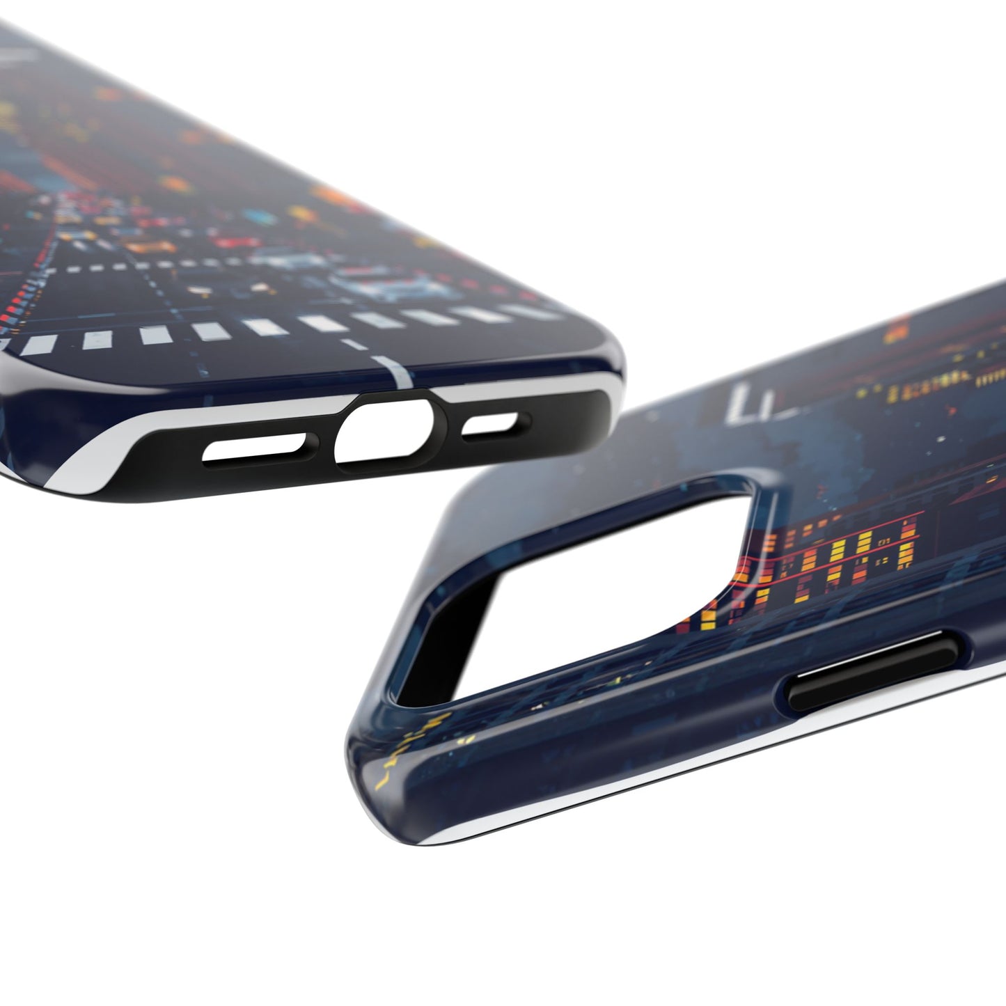 Urban Nightlife Tough Phone Case - Durable & Stylish Protection