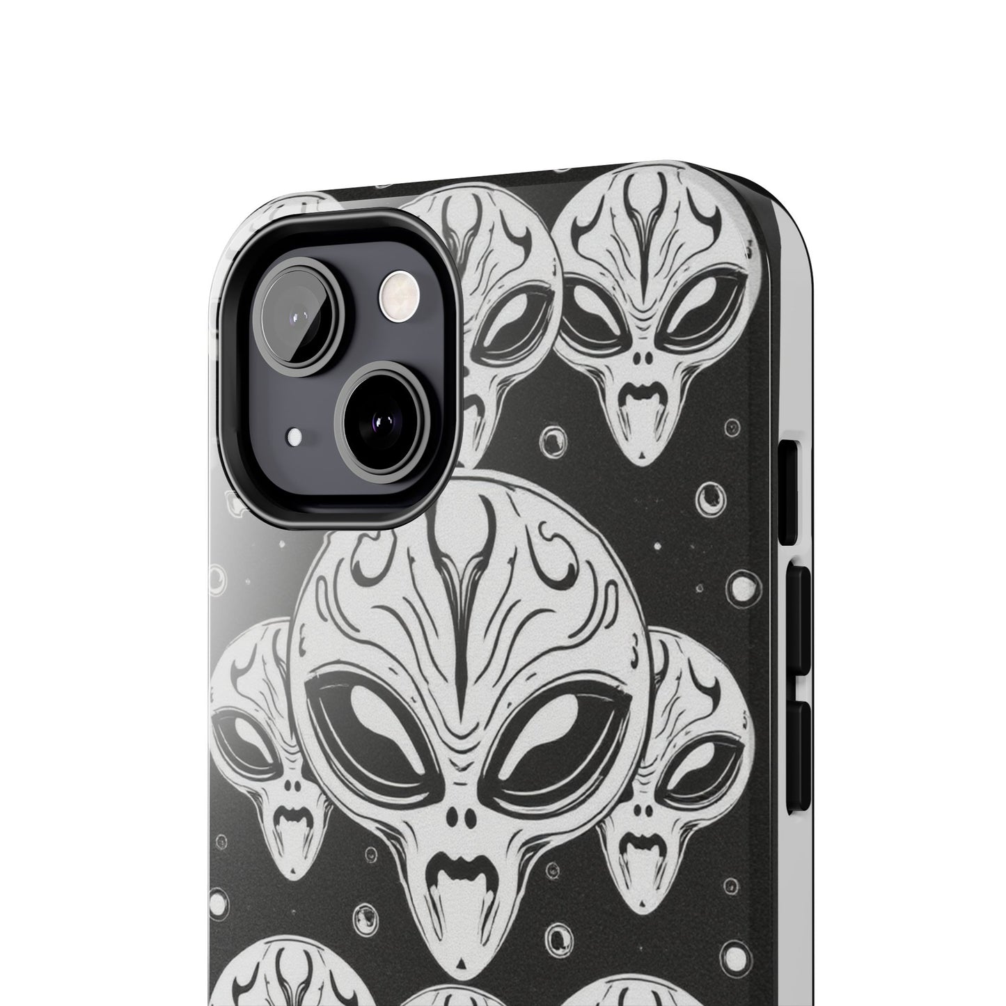 Alien Pattern Tough Phone Case - Durable Protection with Out-of-This-World Design