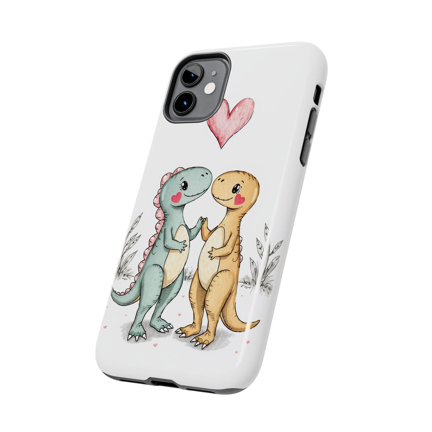 Dino Couples - Tough Phone Case for iPhone