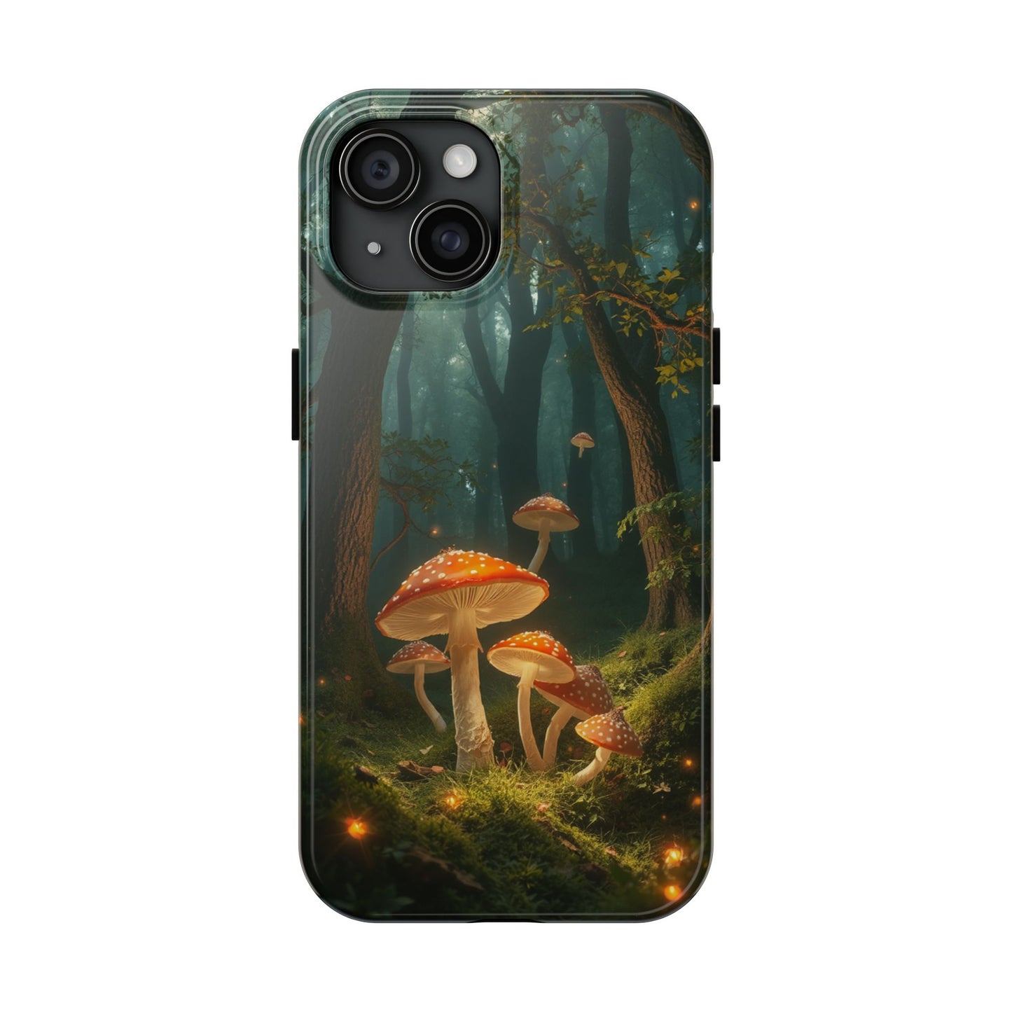 Whimsical Mushroom Tough Phone Case - Forest Fantasy Design