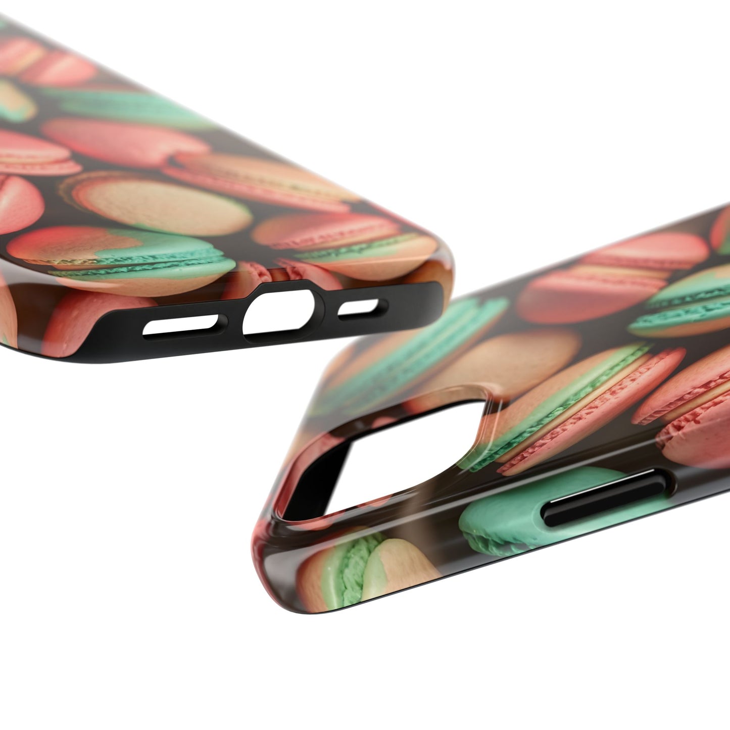 Colorful Tasty Macarons Tough Phone Case - Durable Protection with Sweet Aesthetic - for iPhone
