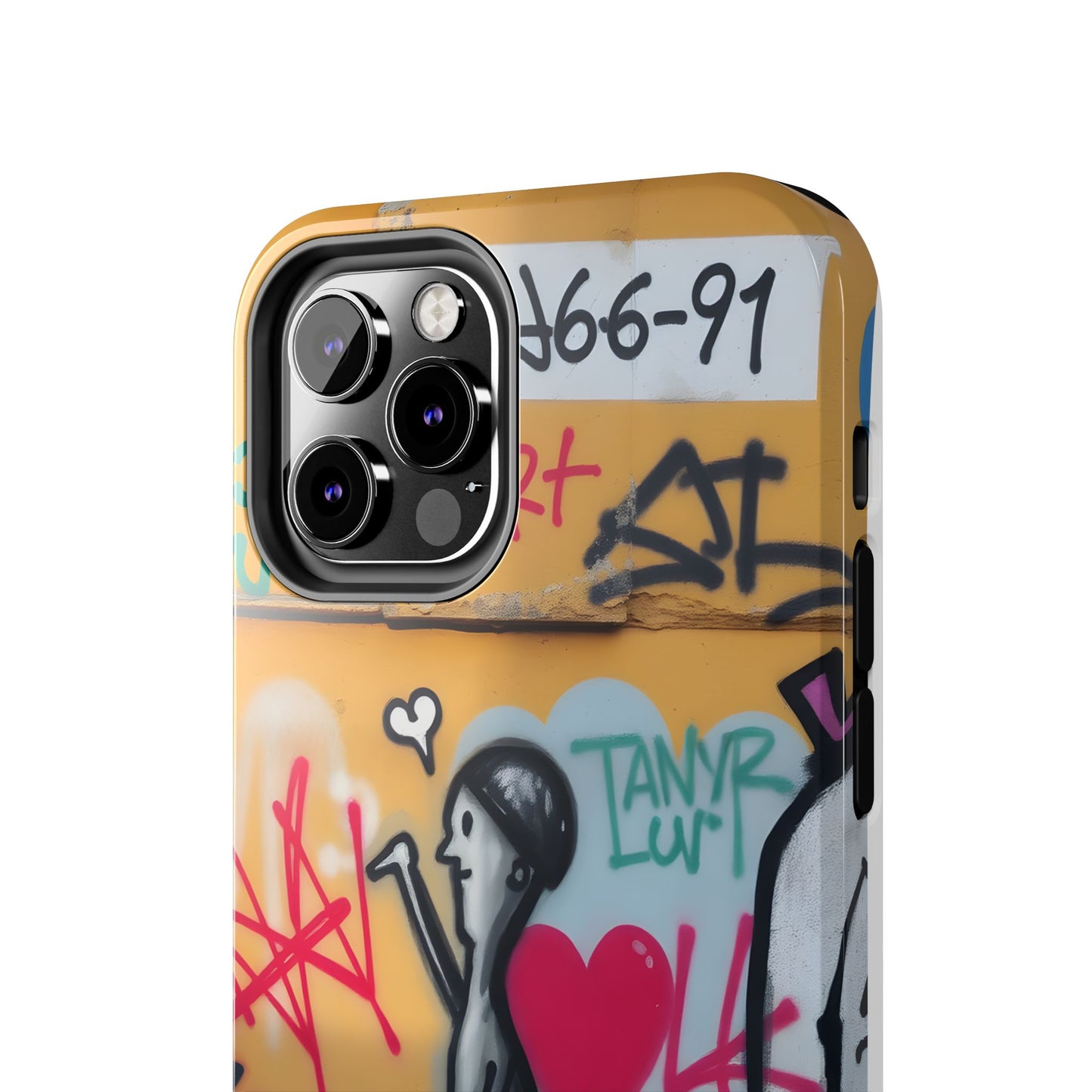 Urban Cupid Graffiti Tough Phone Case - Durable Protection with Street Art Vibe - for iPhone