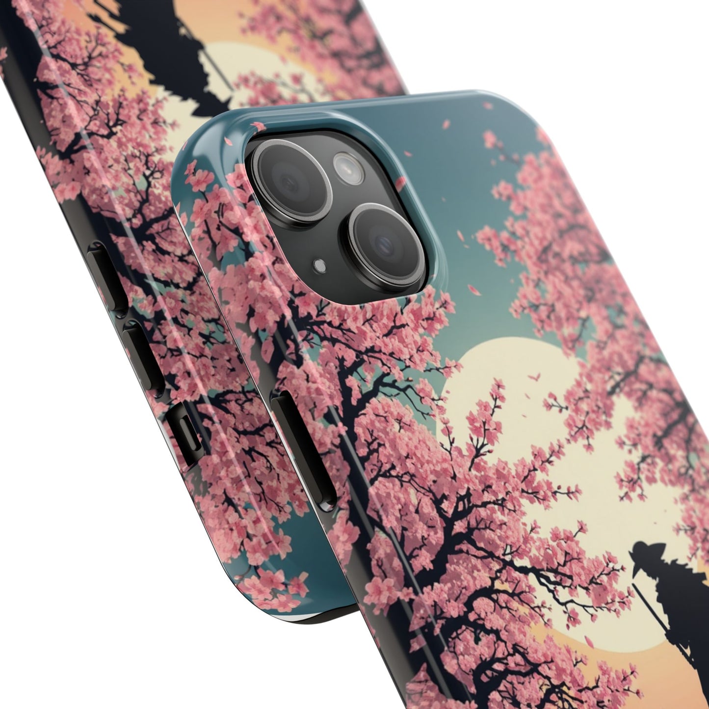Cherry Blossom Samurai Tough Phone Case