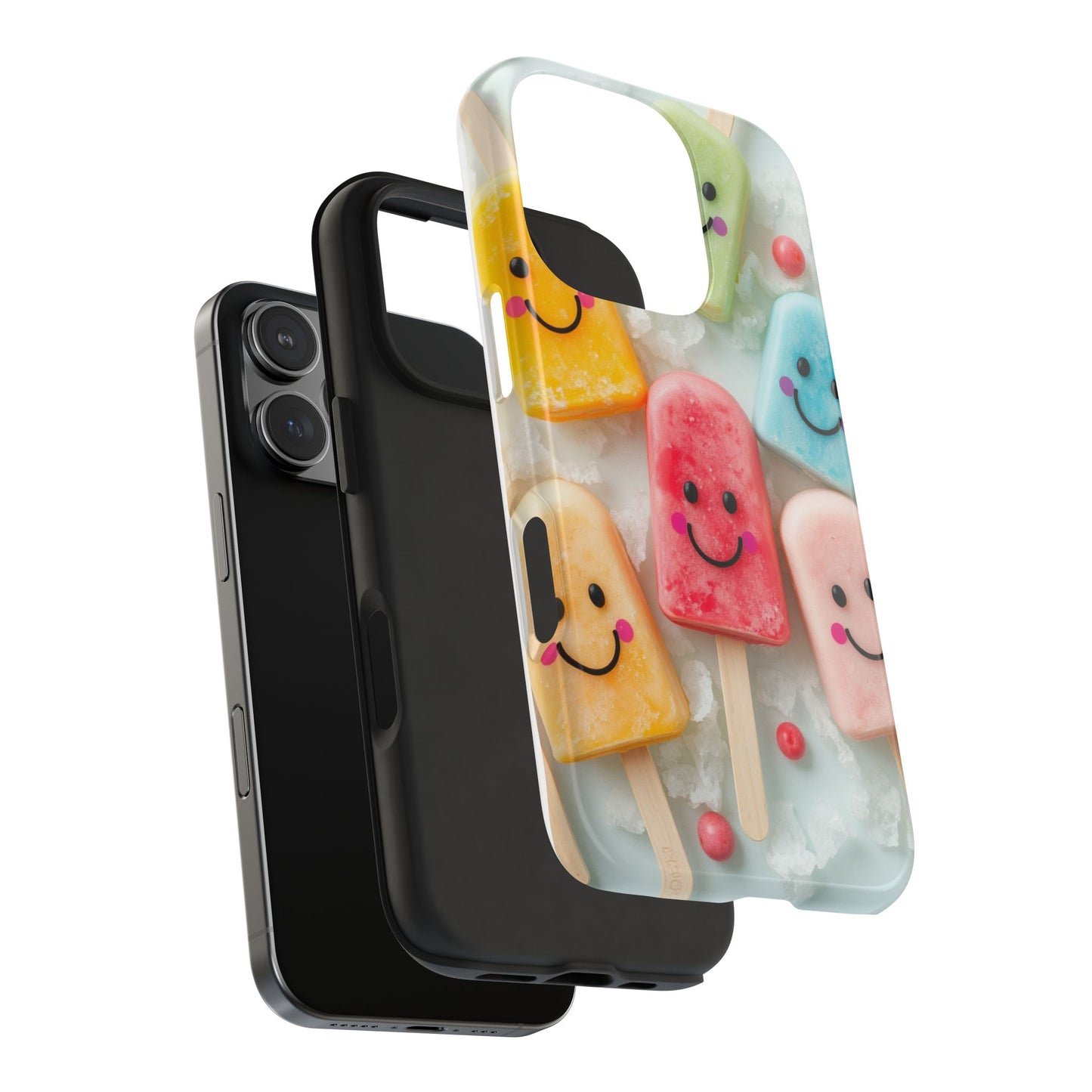 Cute Smile Popsicle Tough Phone Case - Fun Protection for Your Device