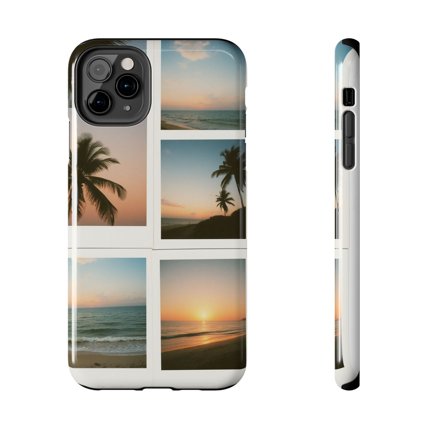 Tropical Sunset Tough Phone Case - Beach Vibes for Summer Adventures