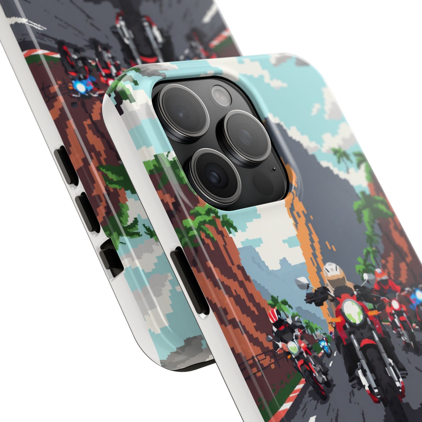 Retro Biker Tough Phone Case - Perfect for Motorcycle Lovers