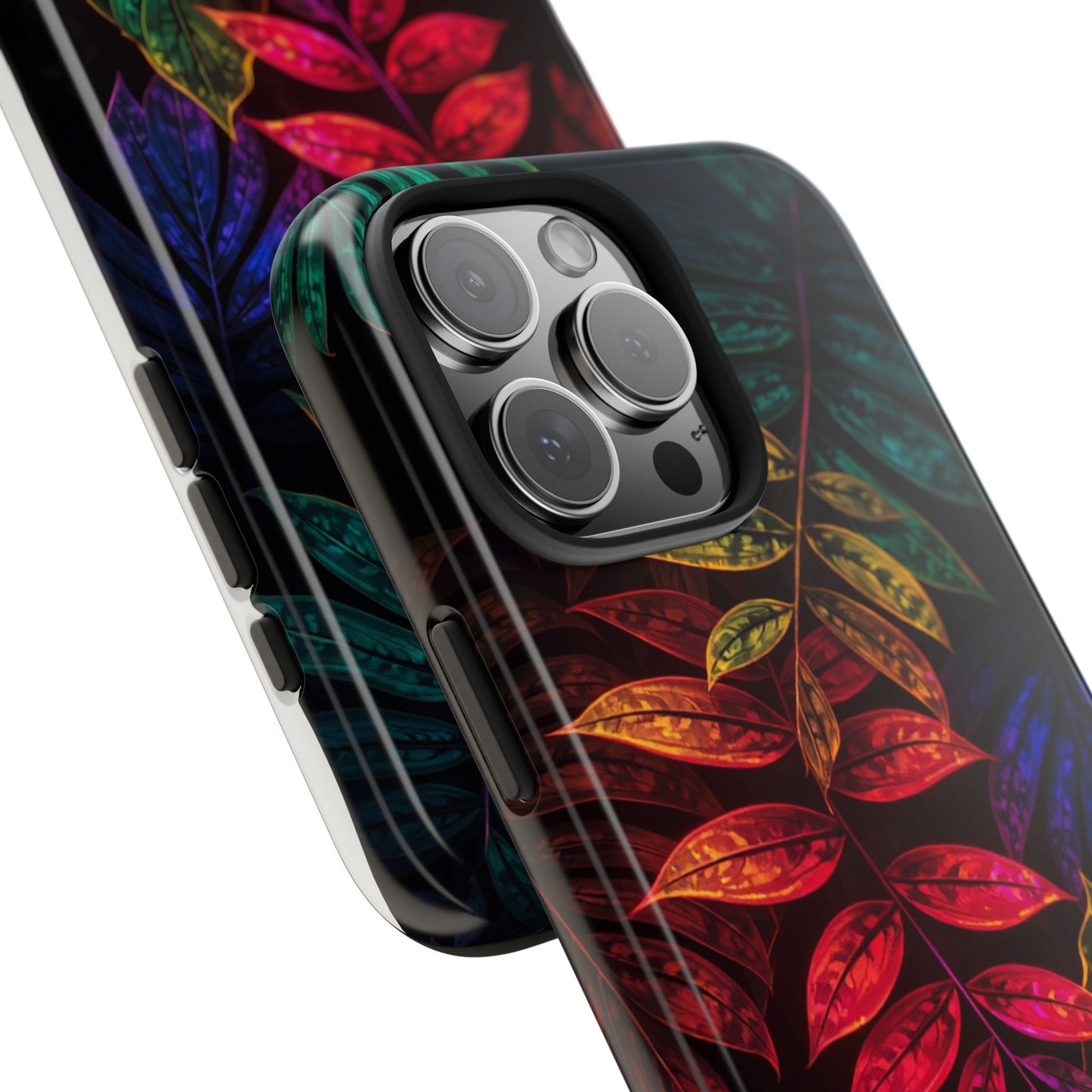 Vibrant Tropical Leaf Tough Phone Case