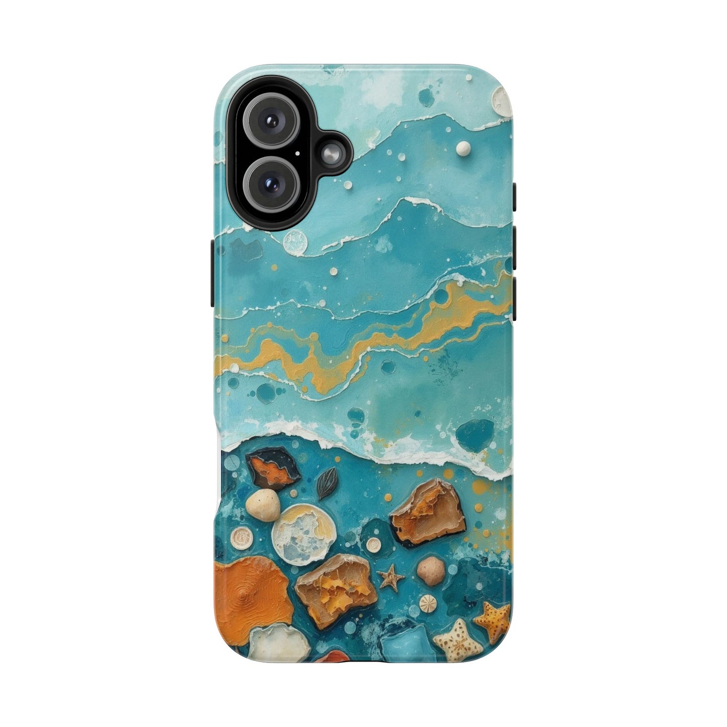 Ocean-Inspired Tough Phone Cases - Coastal Beach Vibe, Easy Accessory for Beach Lovers