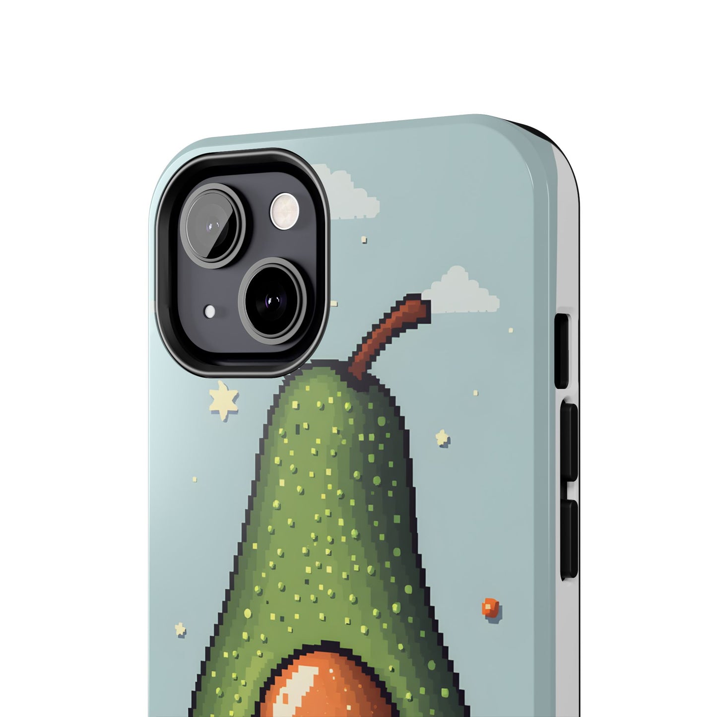 Pixel Avocado Tough Phone Case - Perfect for Foodies & Nature Lovers - for iPhone