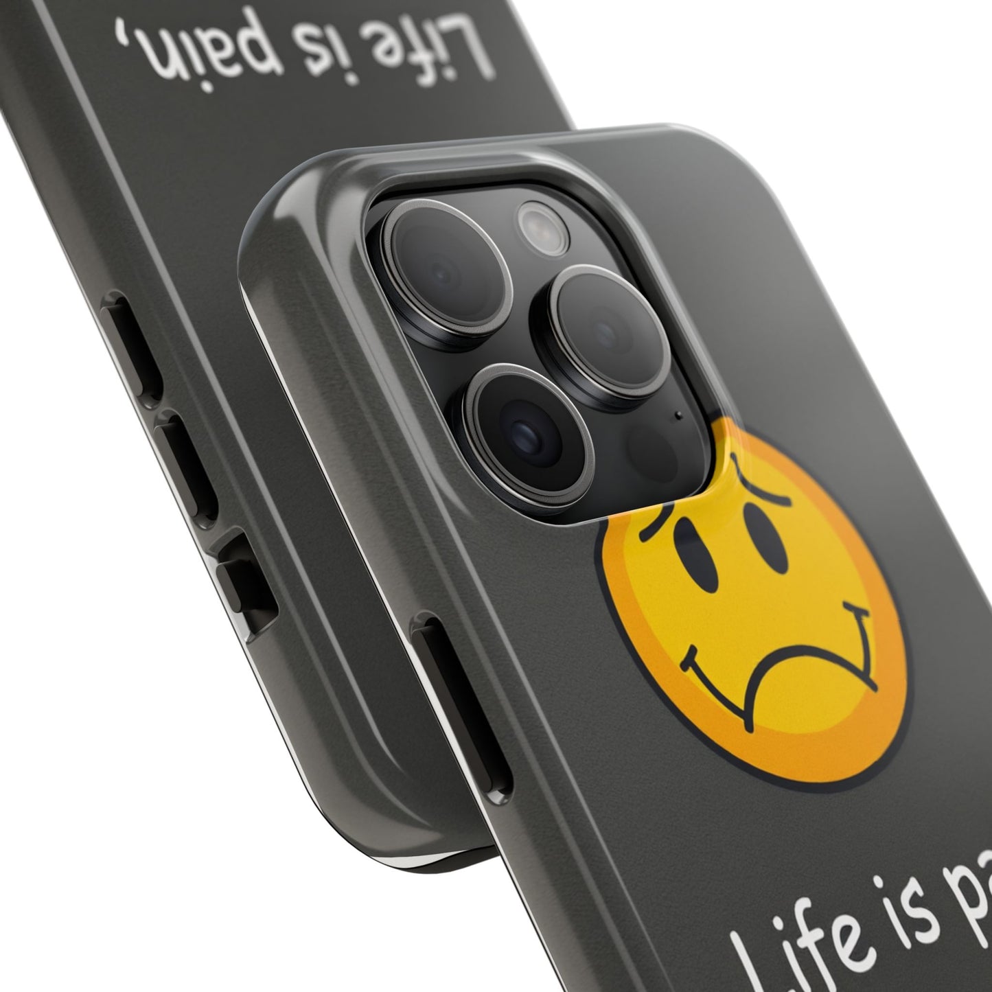 Life is Pain Tough Phone Case - Trendy Design for Smartphone Protection