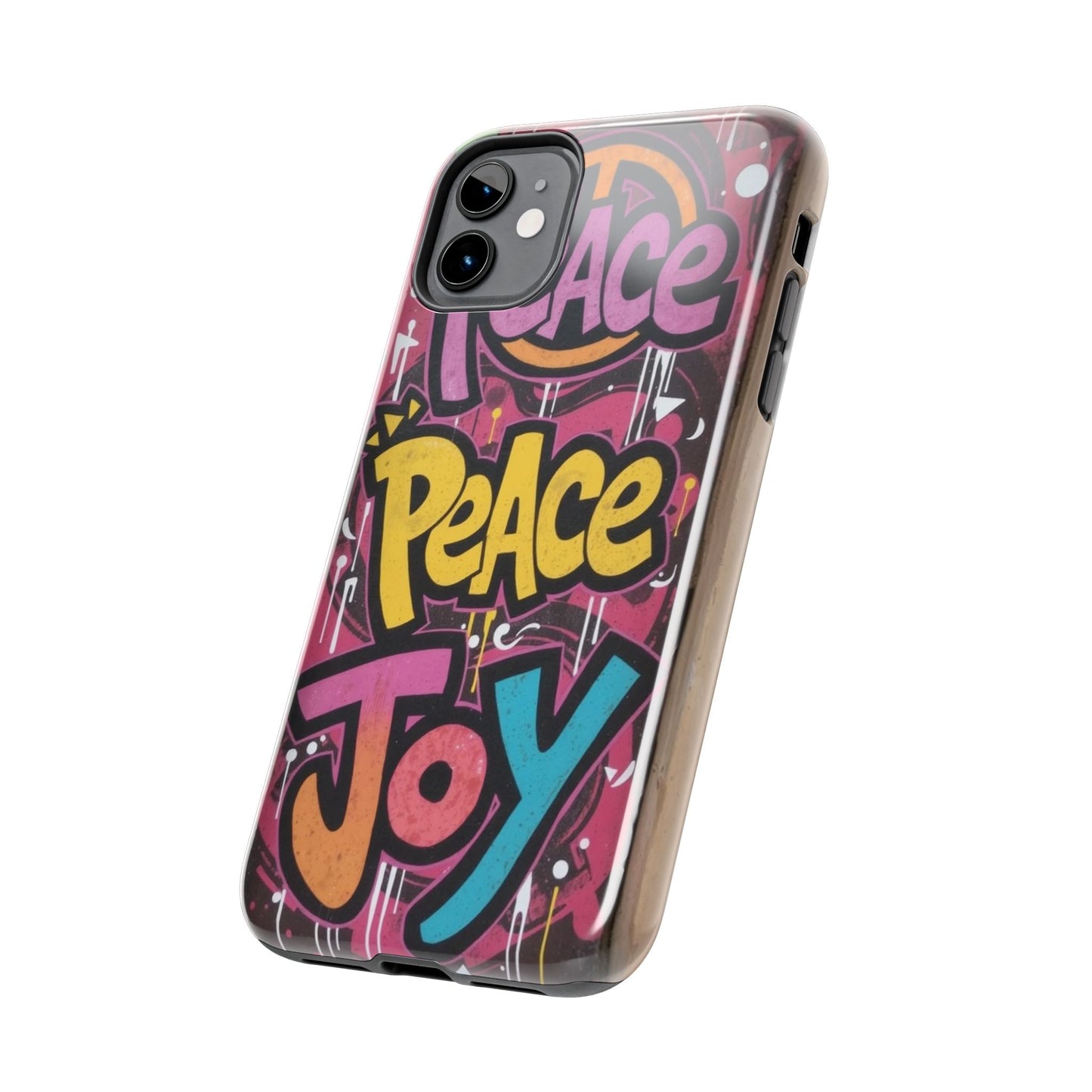 Colorful Peace Joy Tough Phone Case