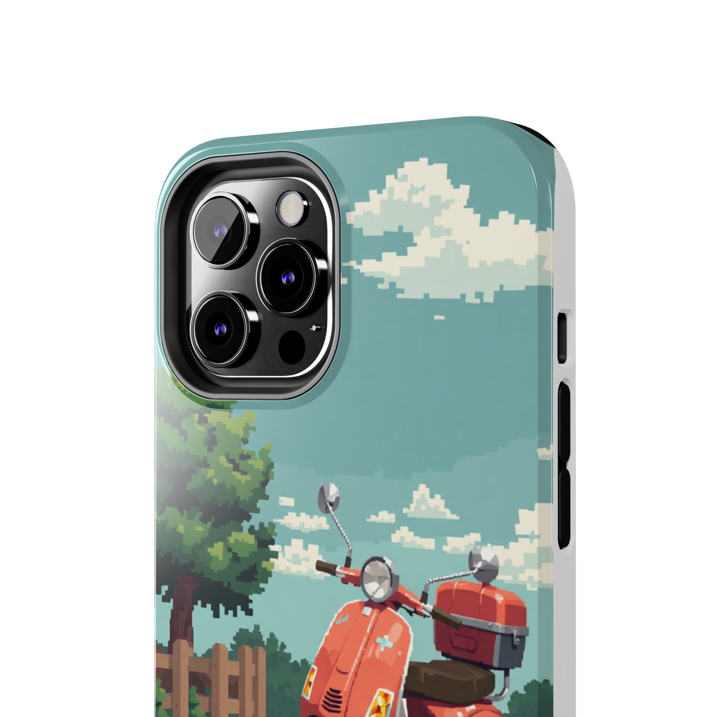Retro Scooter Phone Case - Tough & Stylish Protection