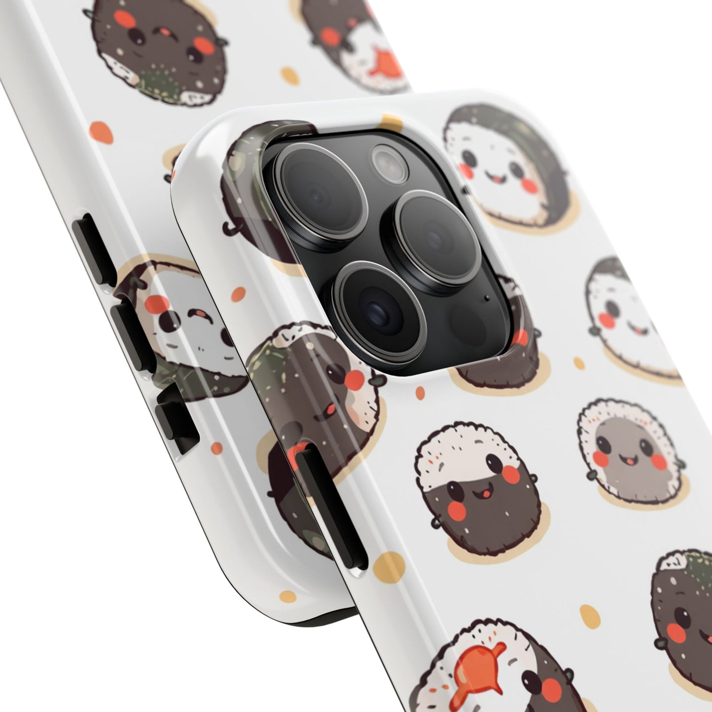 Cute Sushi Tough Phone Case - Kawaii Design for Food Lovers