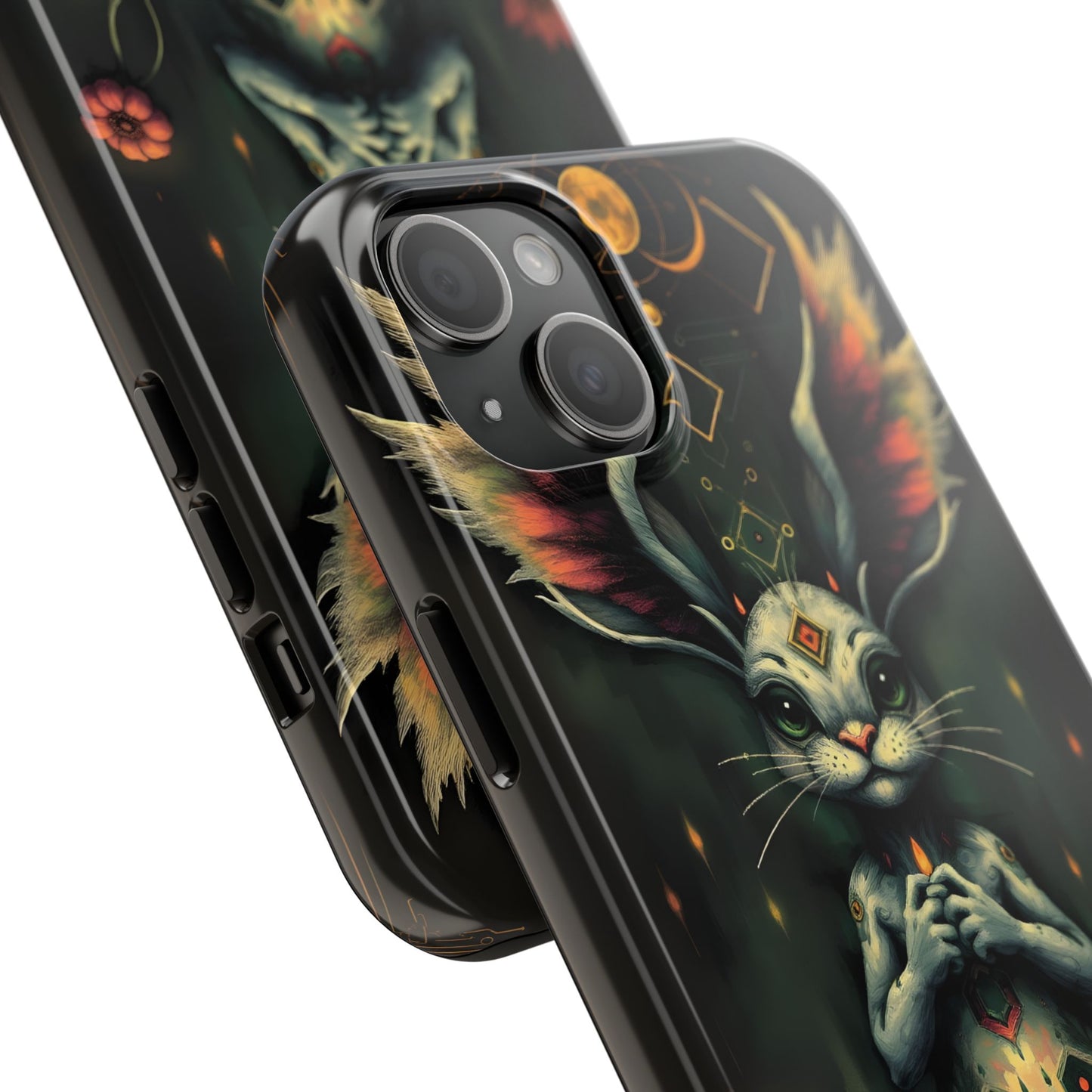 Artistic Rabbit Phone Cases - Unique and Durable Design of Mystical Bunny - for iPhone