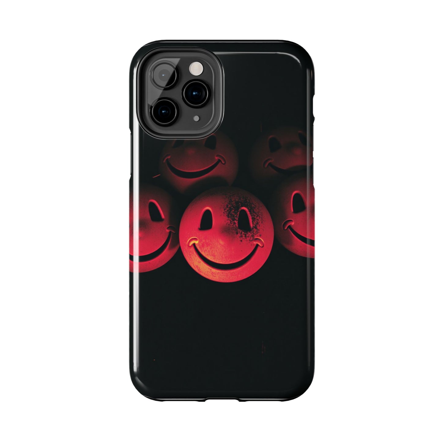Smiley Face Tough Phone Case - Durable Protection with Fun Design