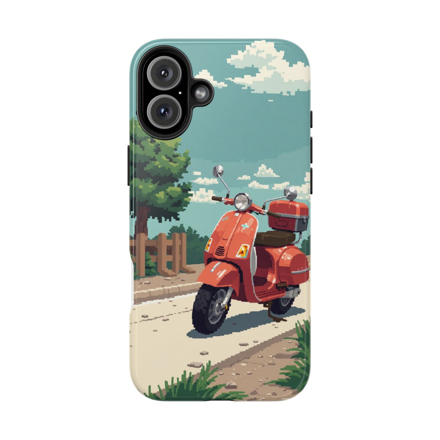 Retro Scooter Phone Case - Tough & Stylish Protection