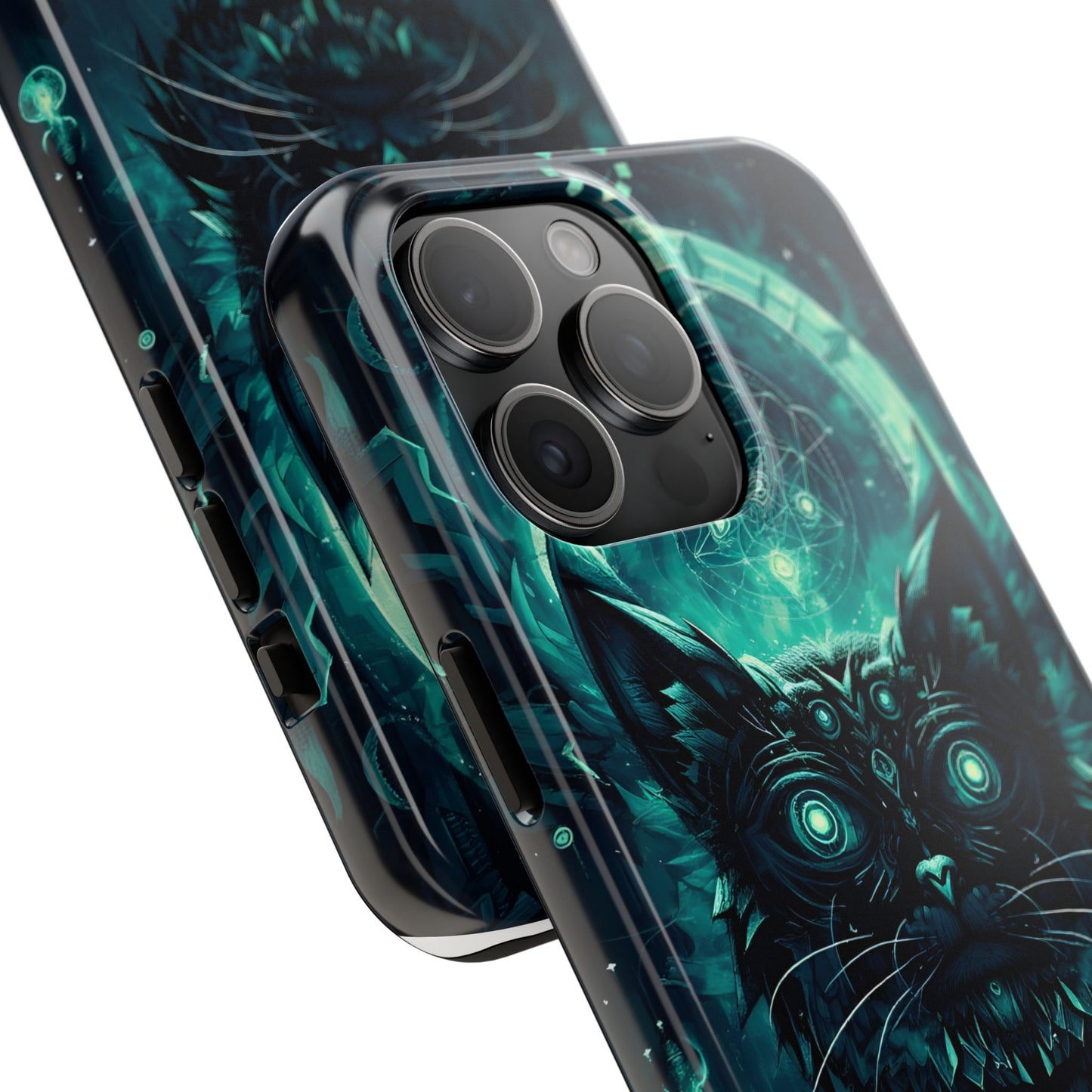 Mystical Dark Cat Phone Case - Tough Protective Cover for Cat Lovers - for iPhone
