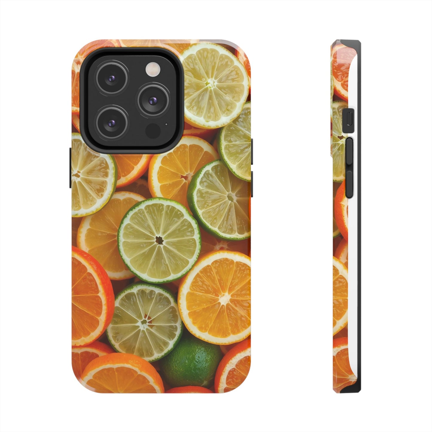 Citrus Slice Tough Phone Case – Vibrant Fruit Design for Summer Fun