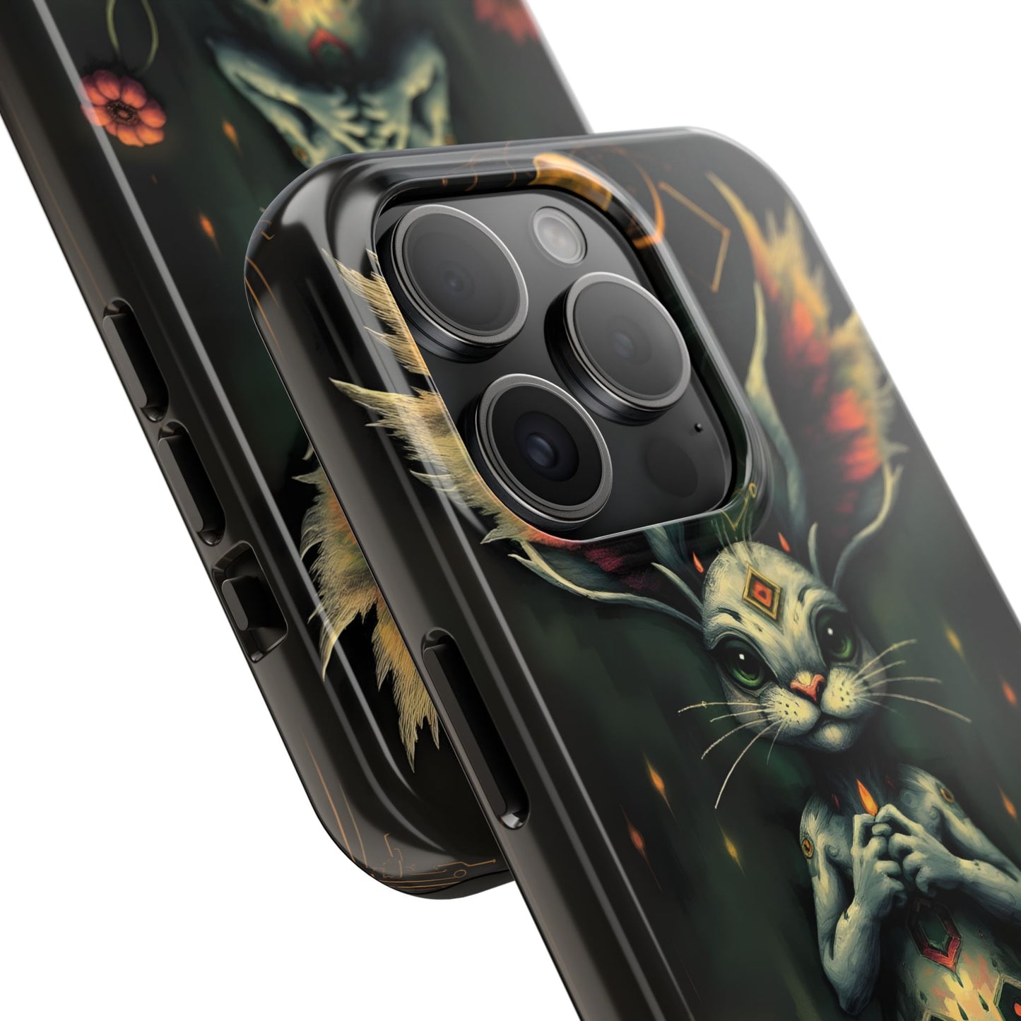 Artistic Rabbit Phone Cases - Unique and Durable Design of Mystical Bunny - for iPhone