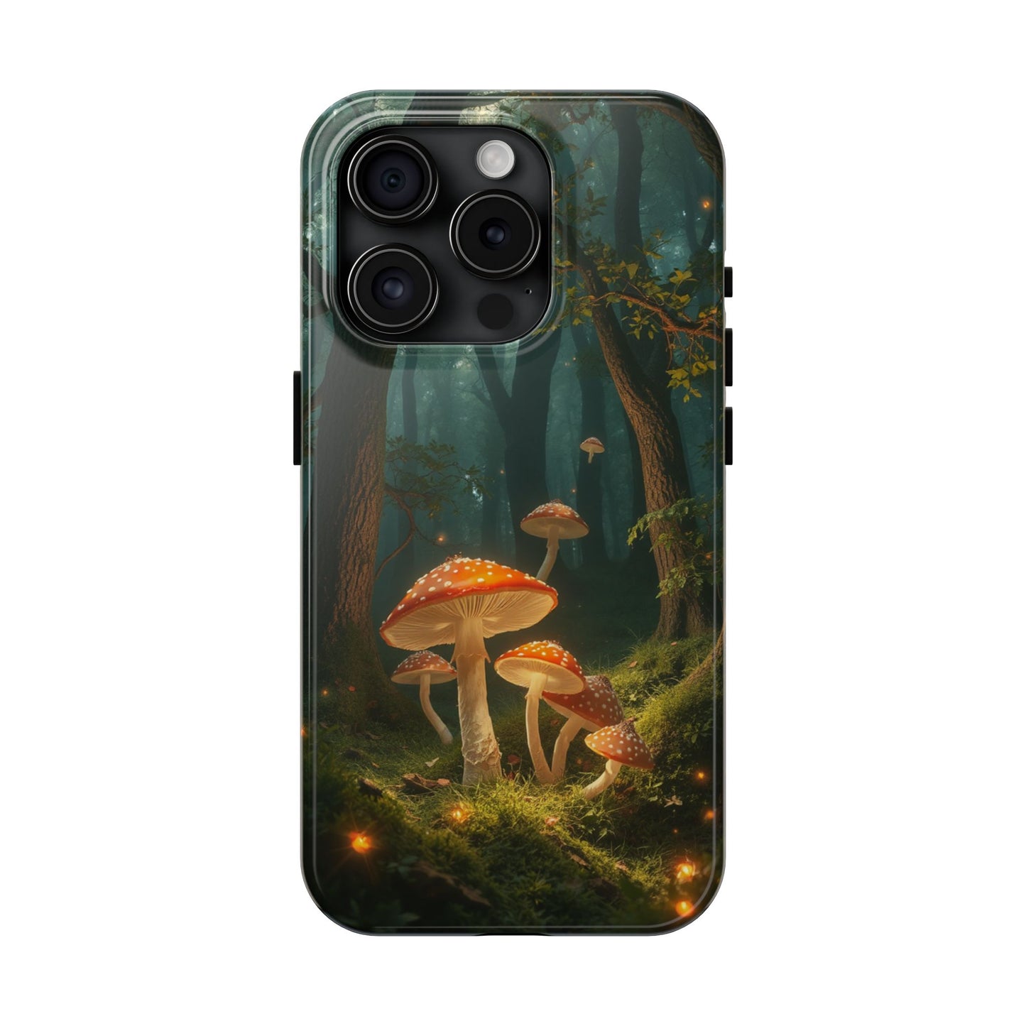 Whimsical Mushroom Tough Phone Case - Forest Fantasy Design