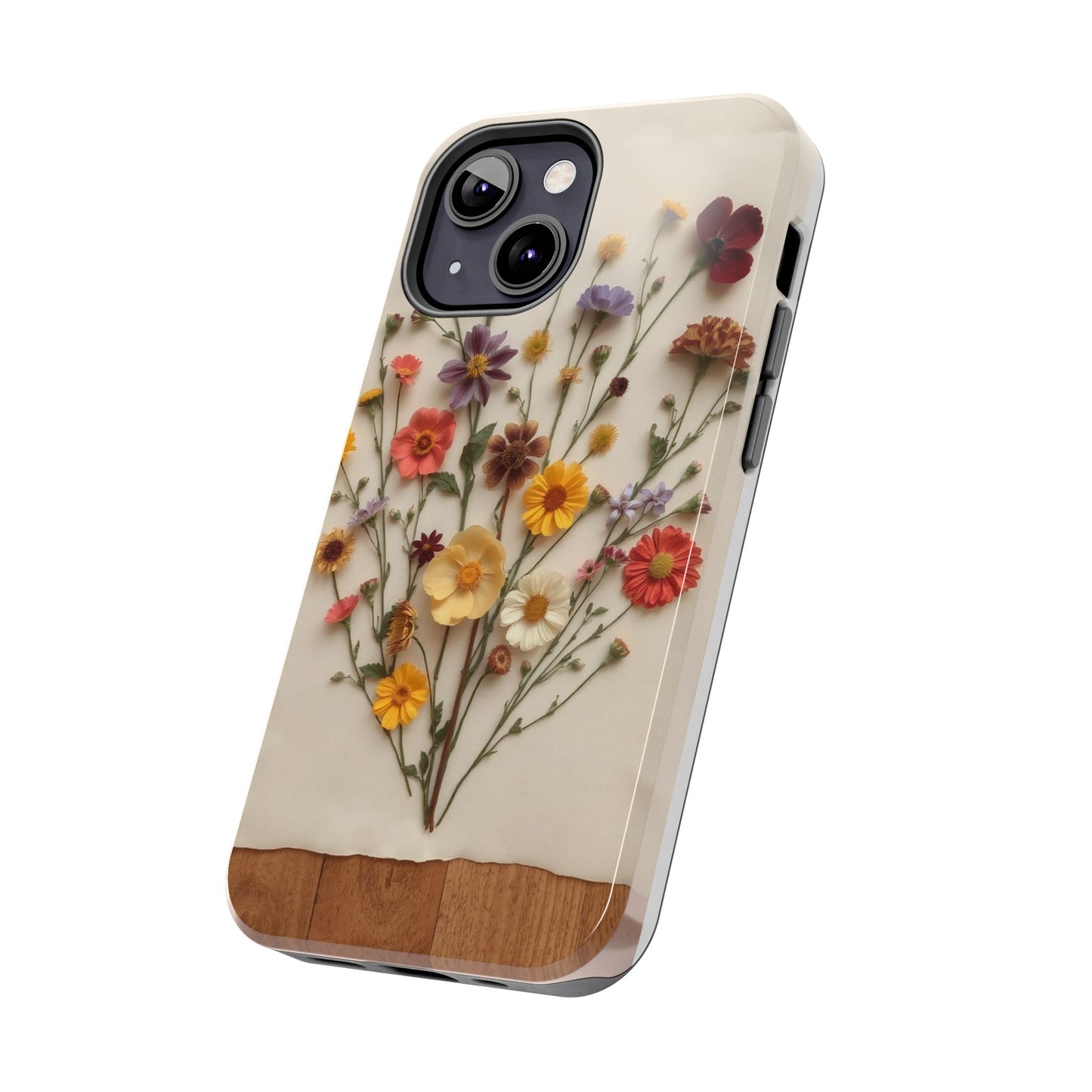 Floral Tough Phone Case - Durable Protection with Nature-Inspired Design