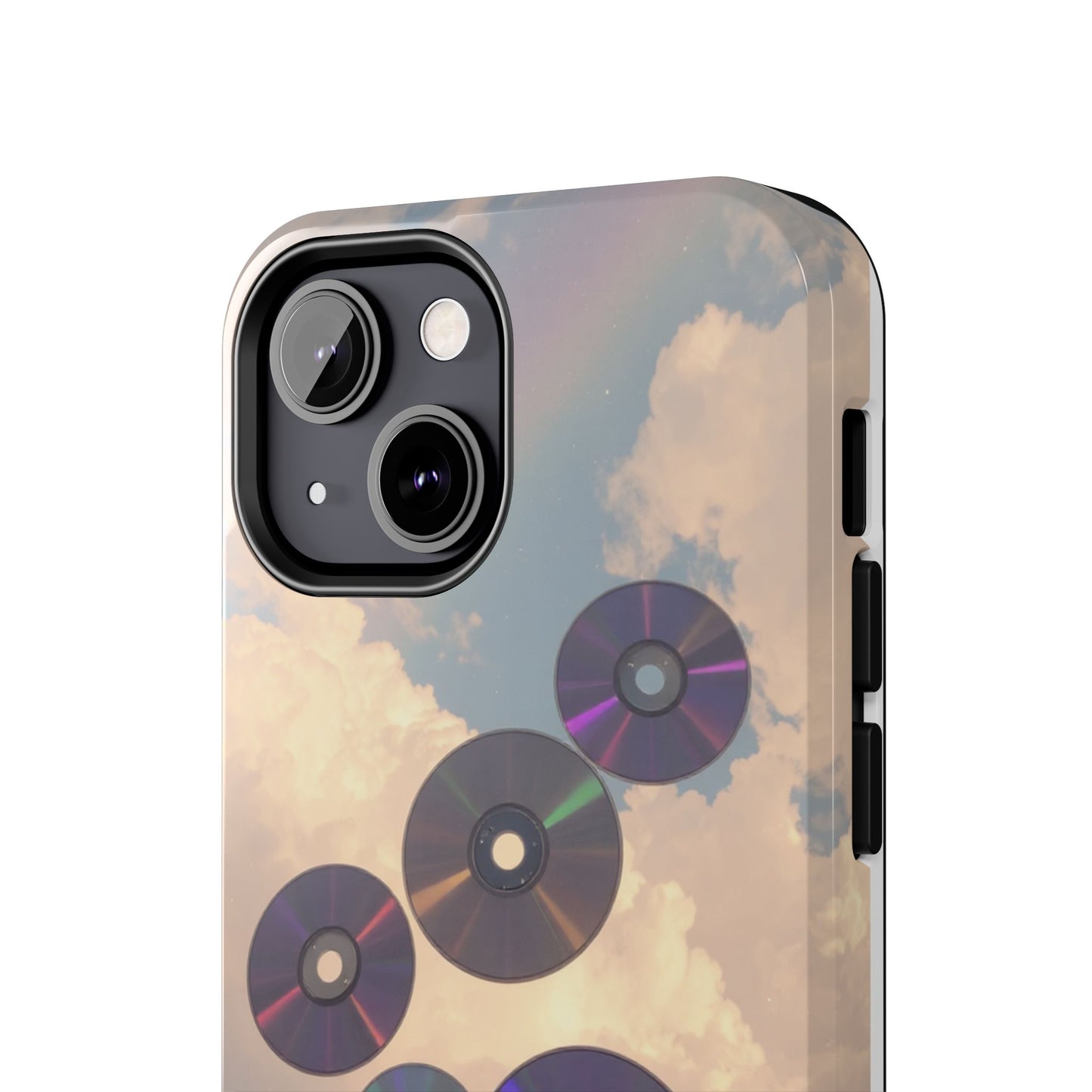 Vibrant Cloud CD Tough Phone Case - Durable and Stylish