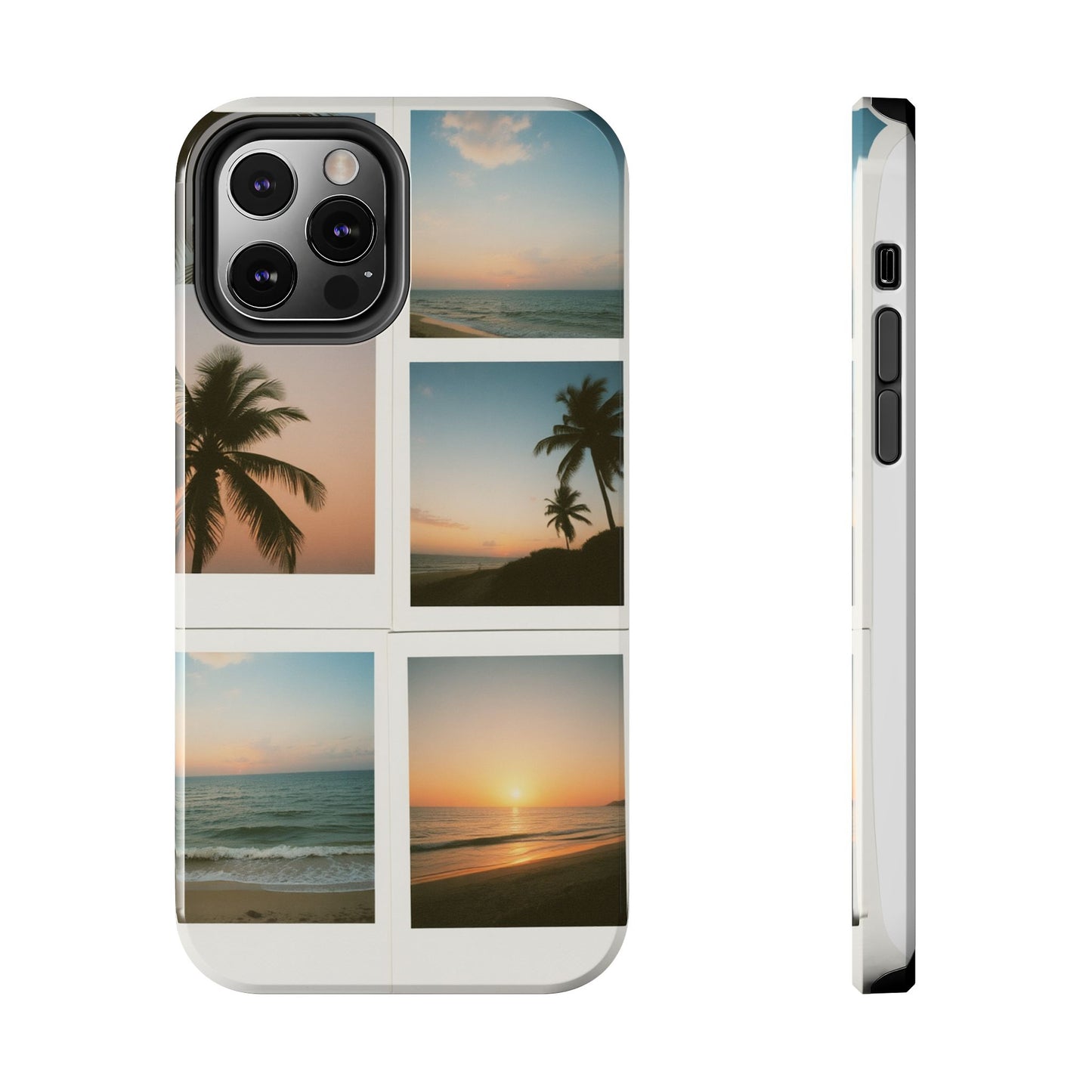 Tropical Sunset Tough Phone Case - Beach Vibes for Summer Adventures